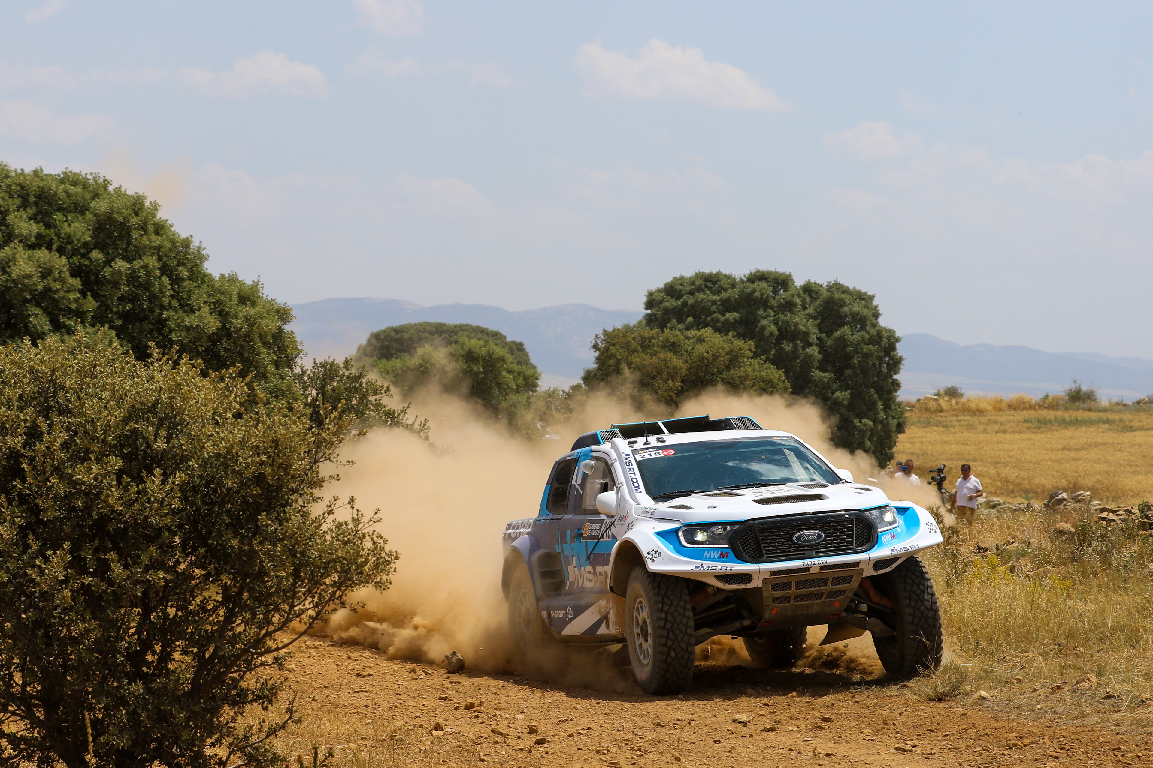 218 - Gareth Woolridge (ZAF) / Boyd Dreyer (ZAF) - M-Sport Ford World Rally Team - Ford Ranger T1+ - Baja Aragon 2023, July 20 2023, Teruel Spain - Photo Edu Almeida / Photos Dakar