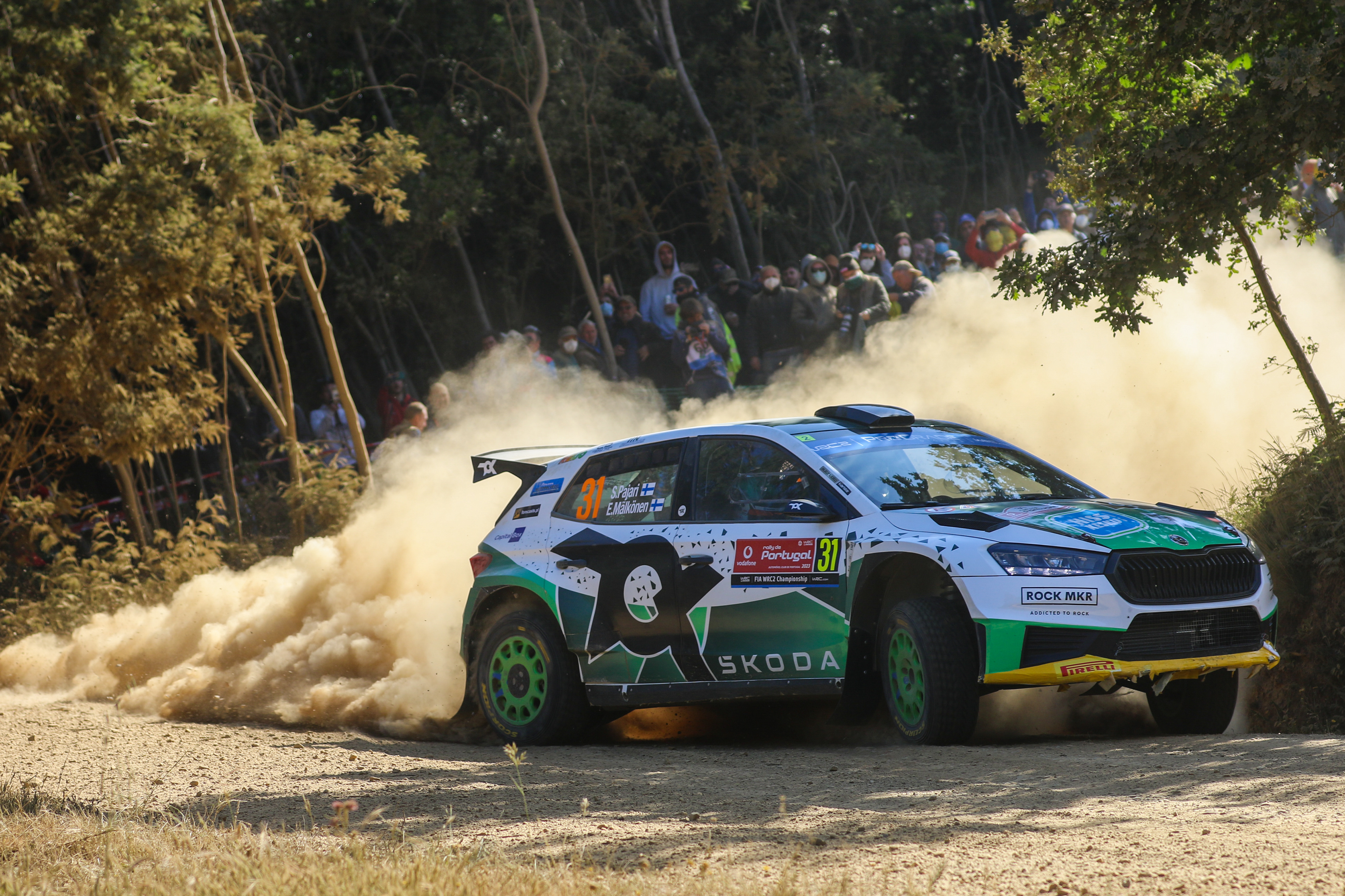 31 - Sami Pajari (FIN) / Enni Malkinen (FIN) - Toksport WRT - Skoda Fabia RS - WRC Portugal 2023, May 11 2023, Lousã Portugal - Photo Edu Almeida / Zoom Motorsport 