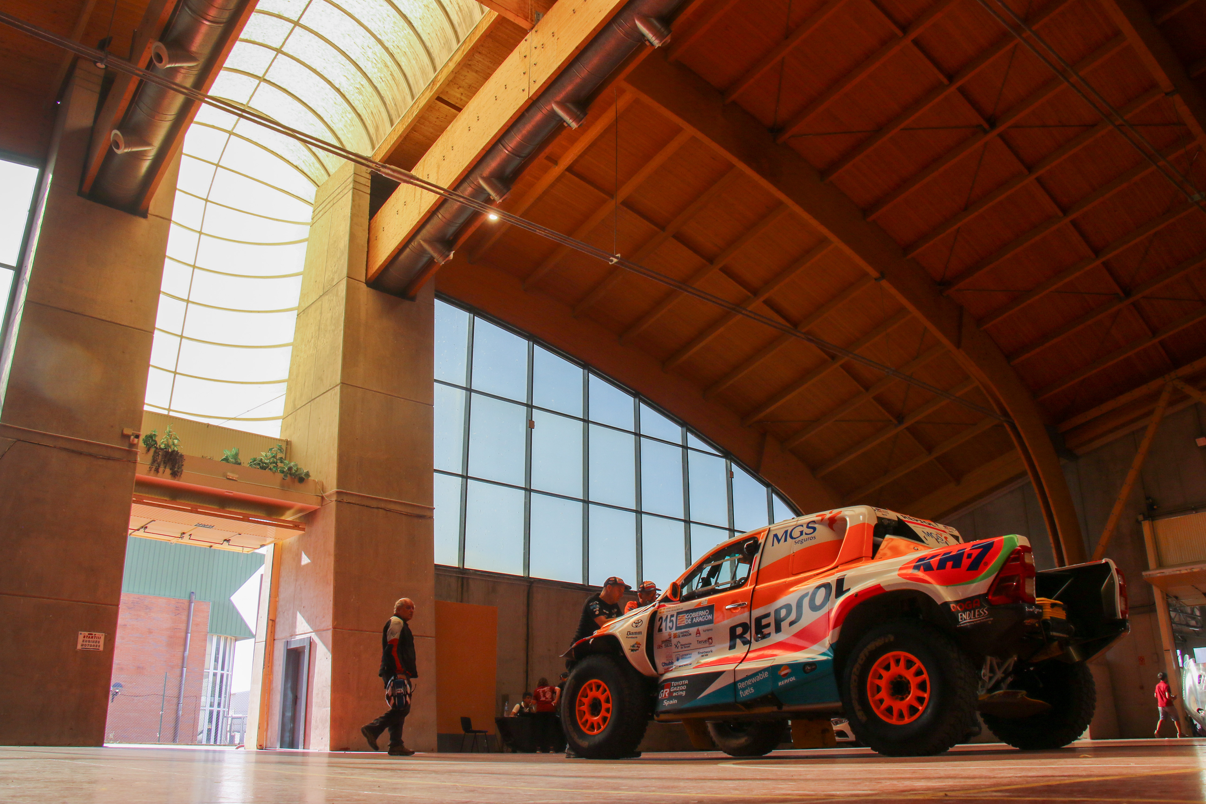 215 - Isidre Esteve Pujol (ESP) / jOSE Mª Villalobos Valcarcel (ESP) - Overdrive Racing - Toyota Hilux - Baja Aragon 2023, July 20 2023, Teruel Spain - Photo Edu Almeida / Photos Dakar