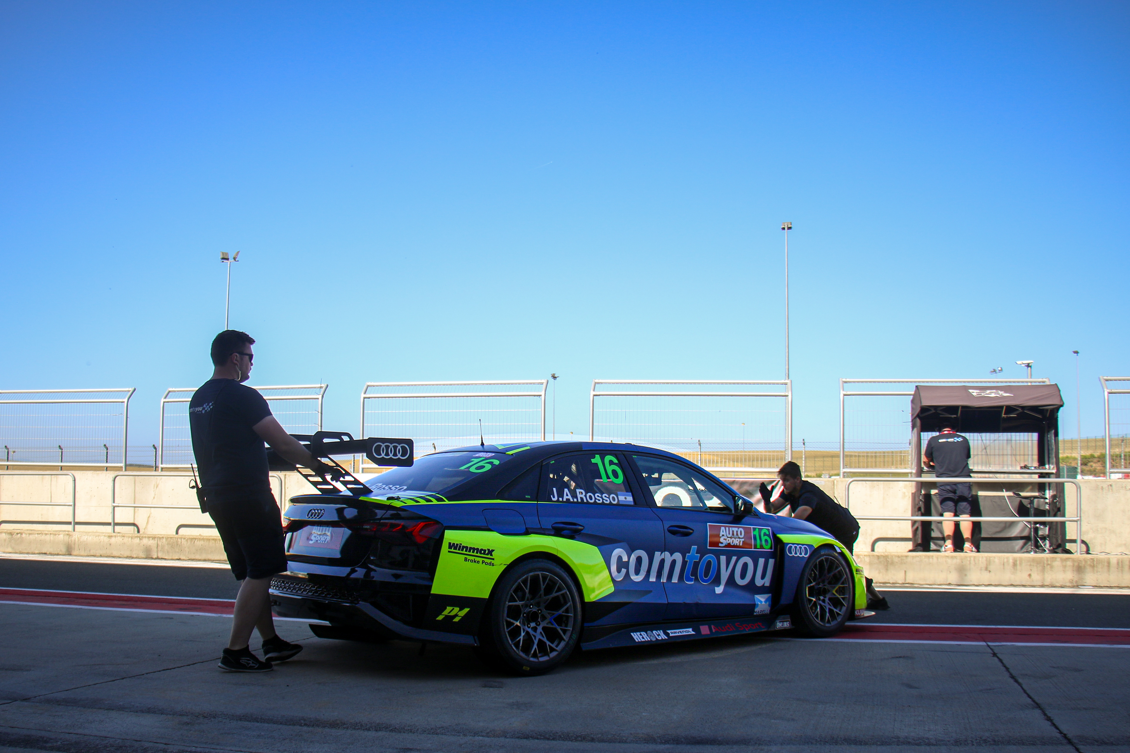 16 - Juan Rosso (ESP) - Comtoyou - AUDI RS3 LMS - TCR SPAIN - NAPA Racing Weekend 2023, July 24/25 2023, Navarra Spain - Photo Edu Almeida / Zoom Motorsport