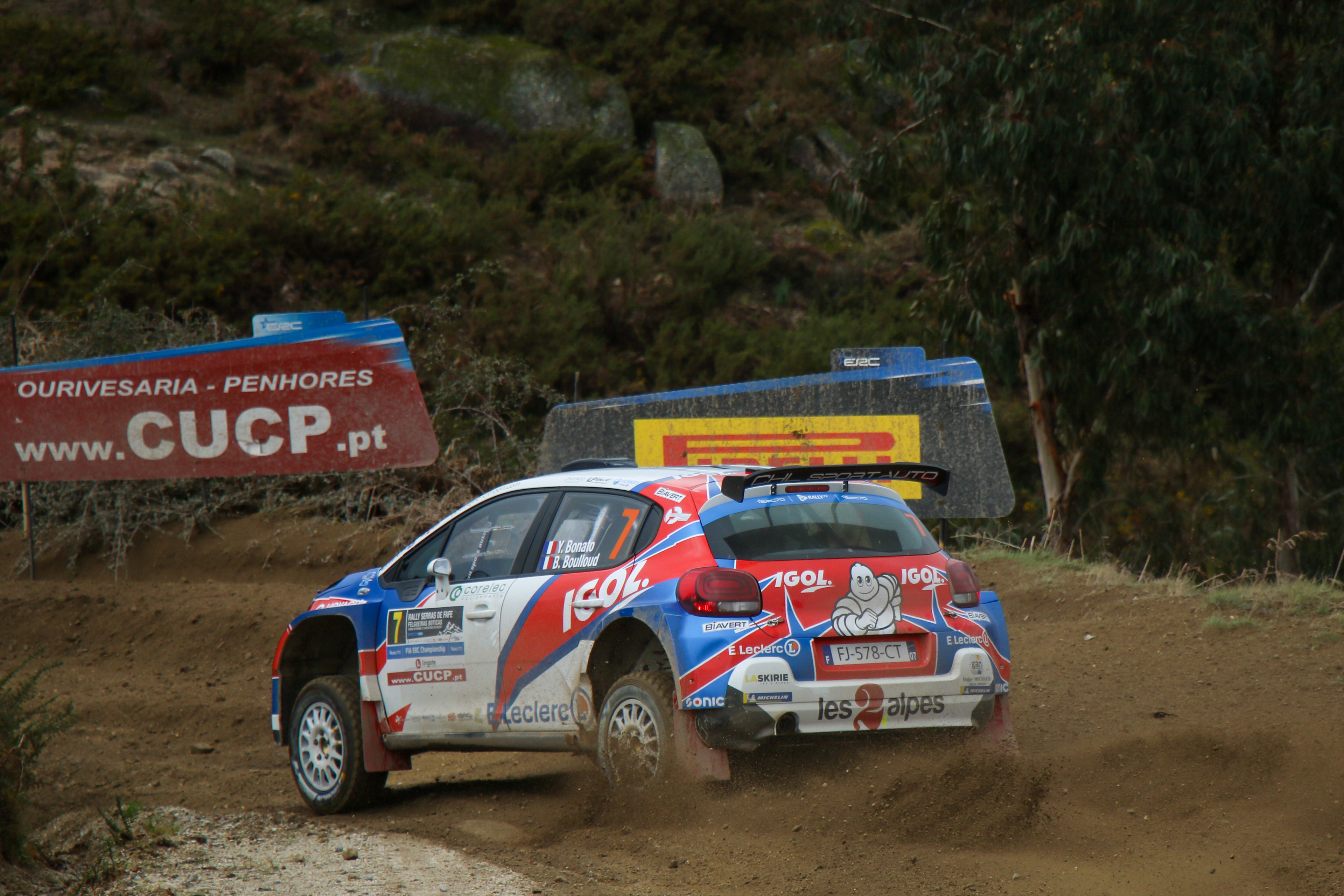 7 - Yoann Bonato (FRA) / Benjamin Boulloud (FRA) - Citroen C3 - ERC Portugal 2023, March 10 2023, Fafe Portugal - Photo Edu Almeida / Zoommotorsport 