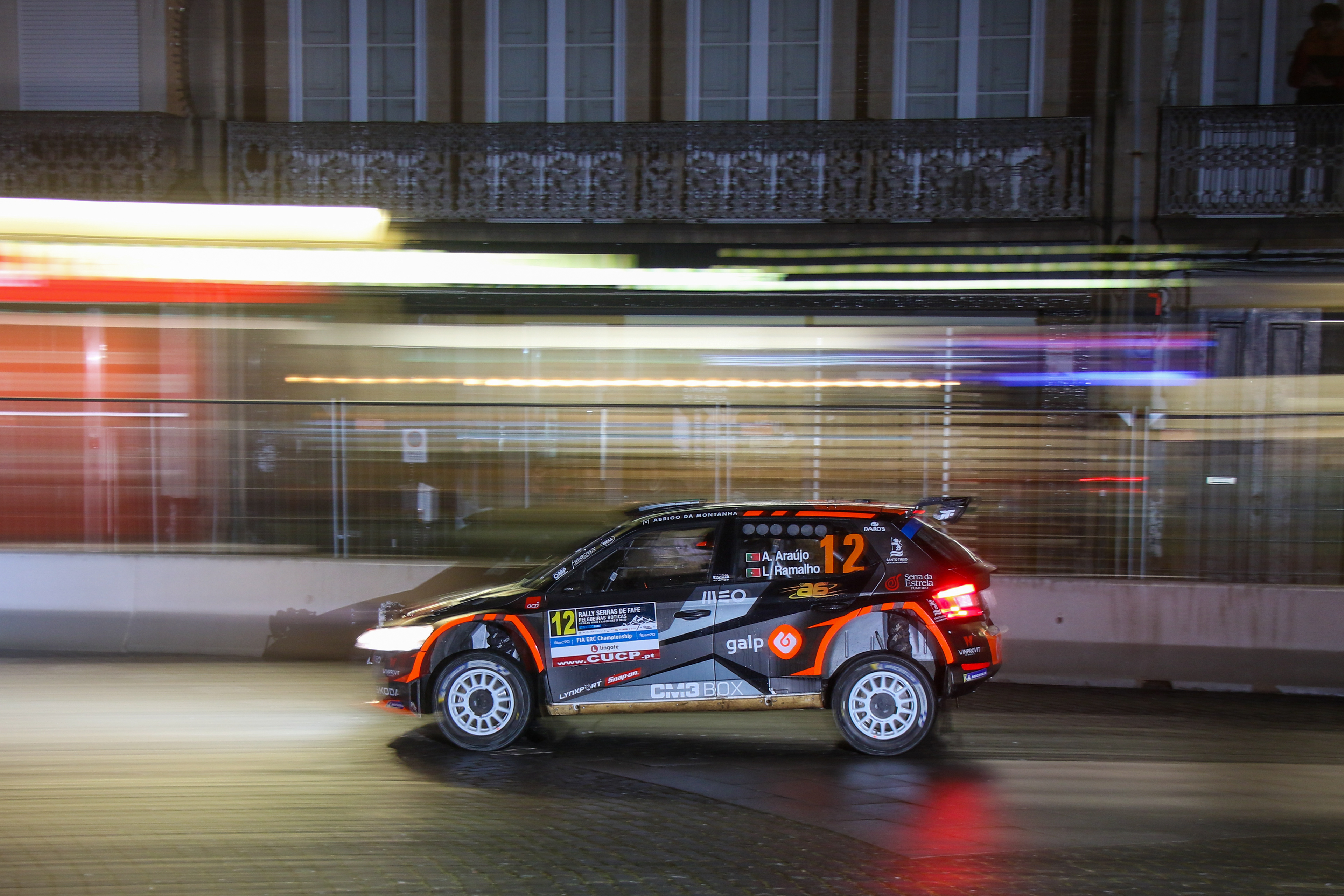 12 - Armindo Araujo (PRT) / Luís Ramalho (PRT) - The Racing Factory - Skoda Fabia EVO - ERC Portugal 2023, March 10 2023, Fafe Portugal - Photo Edu Almeida / Zoommotorsport 