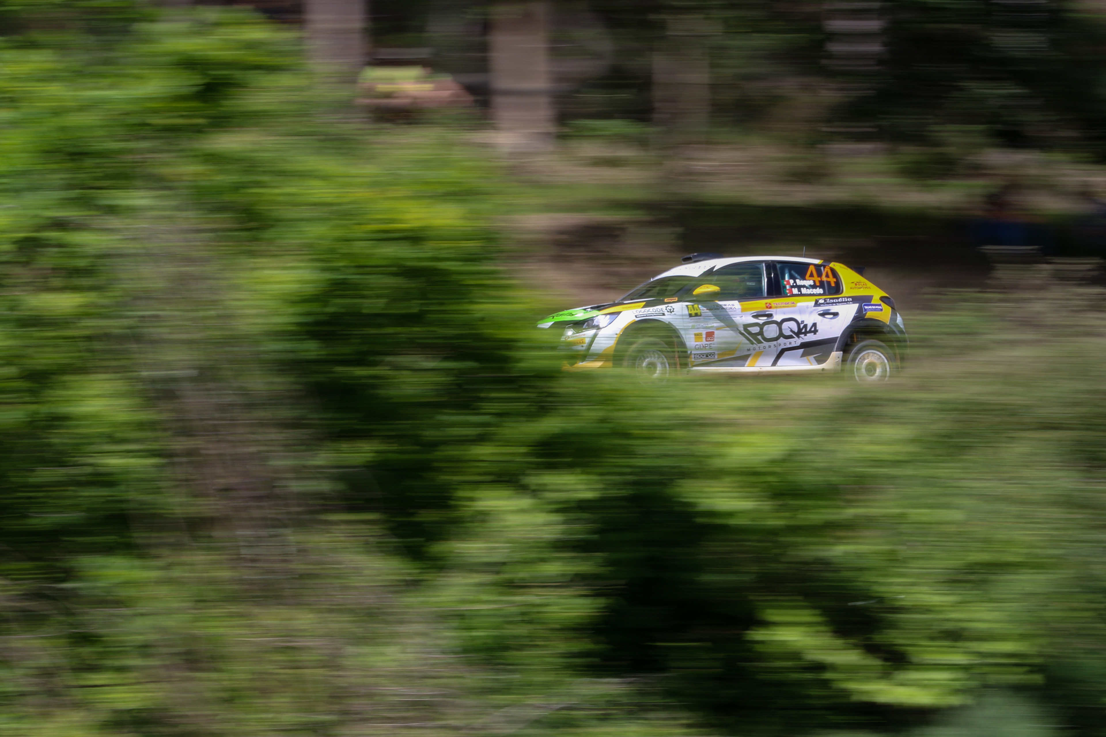 44 - Paulo Roque (PRT) / Marco Macedo (PRT) - Peugeot 208 Rally4 - Rali Terras D’Aboboreira 2023, April 28 2023, Amarante Portugal - Photo Edu Almeida / Zoom Motorsport 