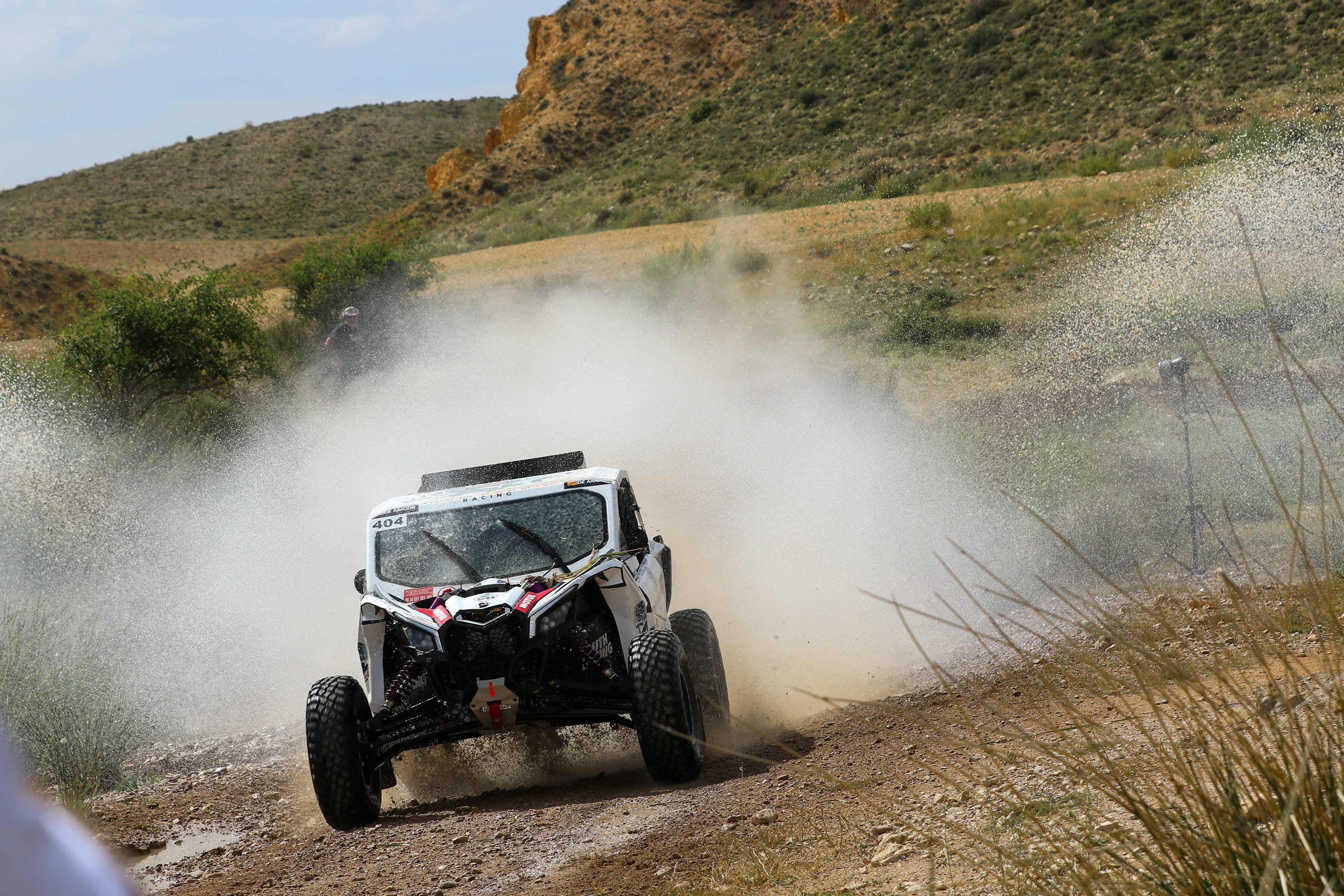 404 - Cristiano de Sousa Batista (BRA) / Fausto Mota (PRT) - South Racing Can-Am - BRP Can Am Maverick XRS Turbo RR - Baja Aragon 2023, July 20 2023, Teruel Spain - Photo Edu Almeida / Photos Dakar