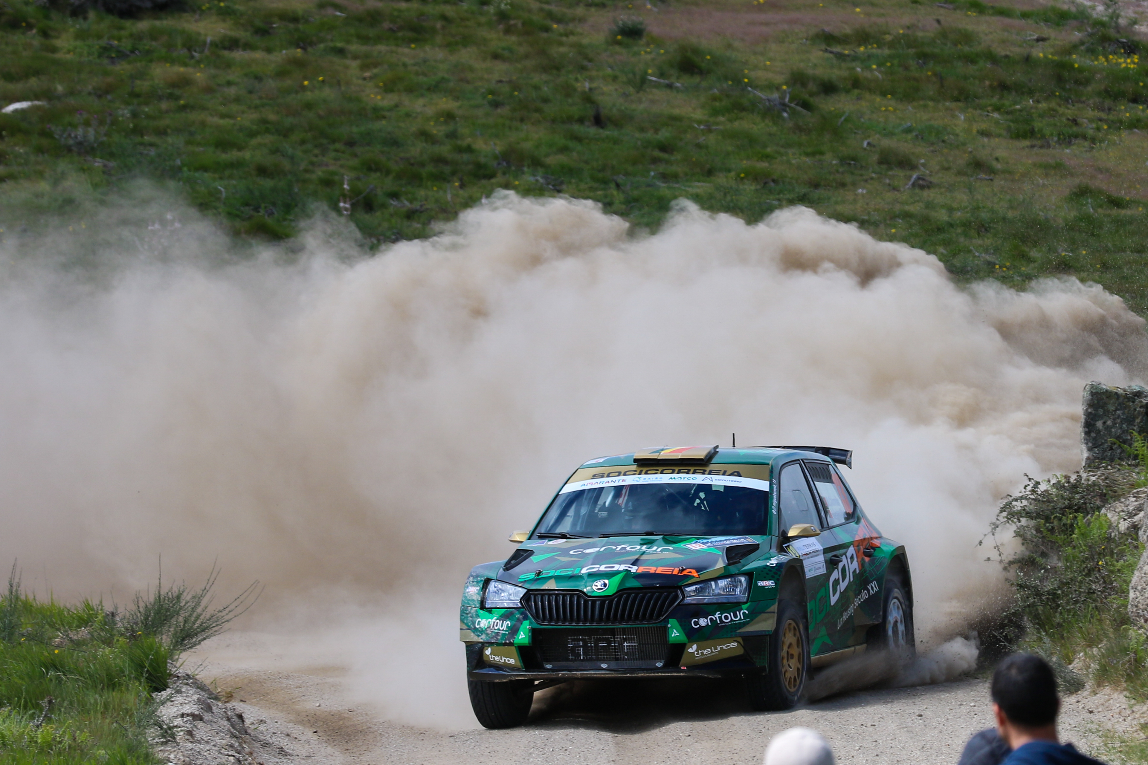13 - Miguel Correia (PRT) / Jorge Carvalho (PRT) - ARC Sport - Skoda Fabia Rally2 Evo - Rali Terras D’Aboboreira 2023, April 28 2023, Amarante Portugal - Photo Edu Almeida / Zoom Motorsport 