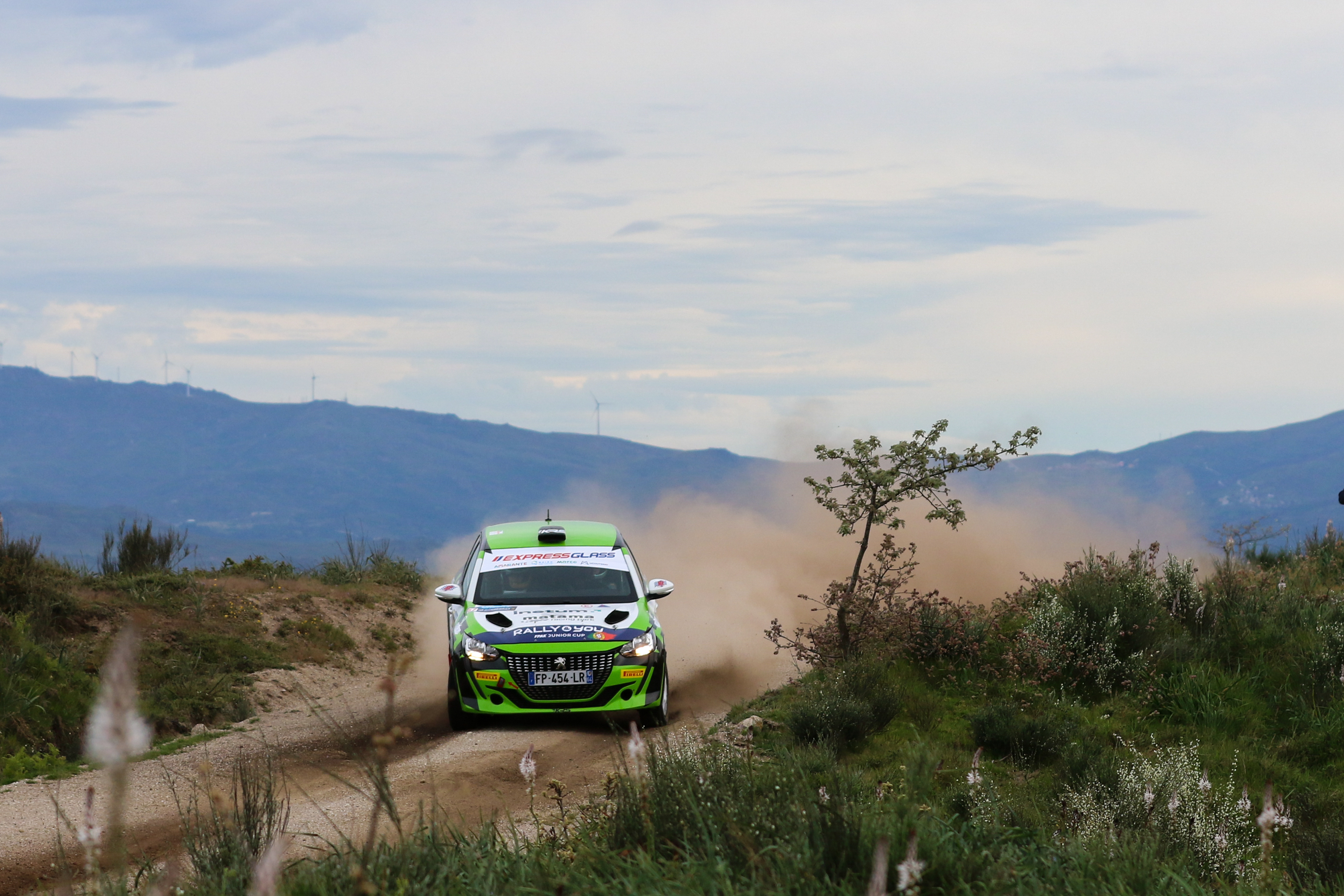 57 - Kevin Saraiva (EST) / Beatriz Pinto (PRT) - Peugeot 208 Rally4 - Rali Terras D’Aboboreira 2023, April 28 2023, Amarante Portugal - Photo Edu Almeida / Zoom Motorsport 