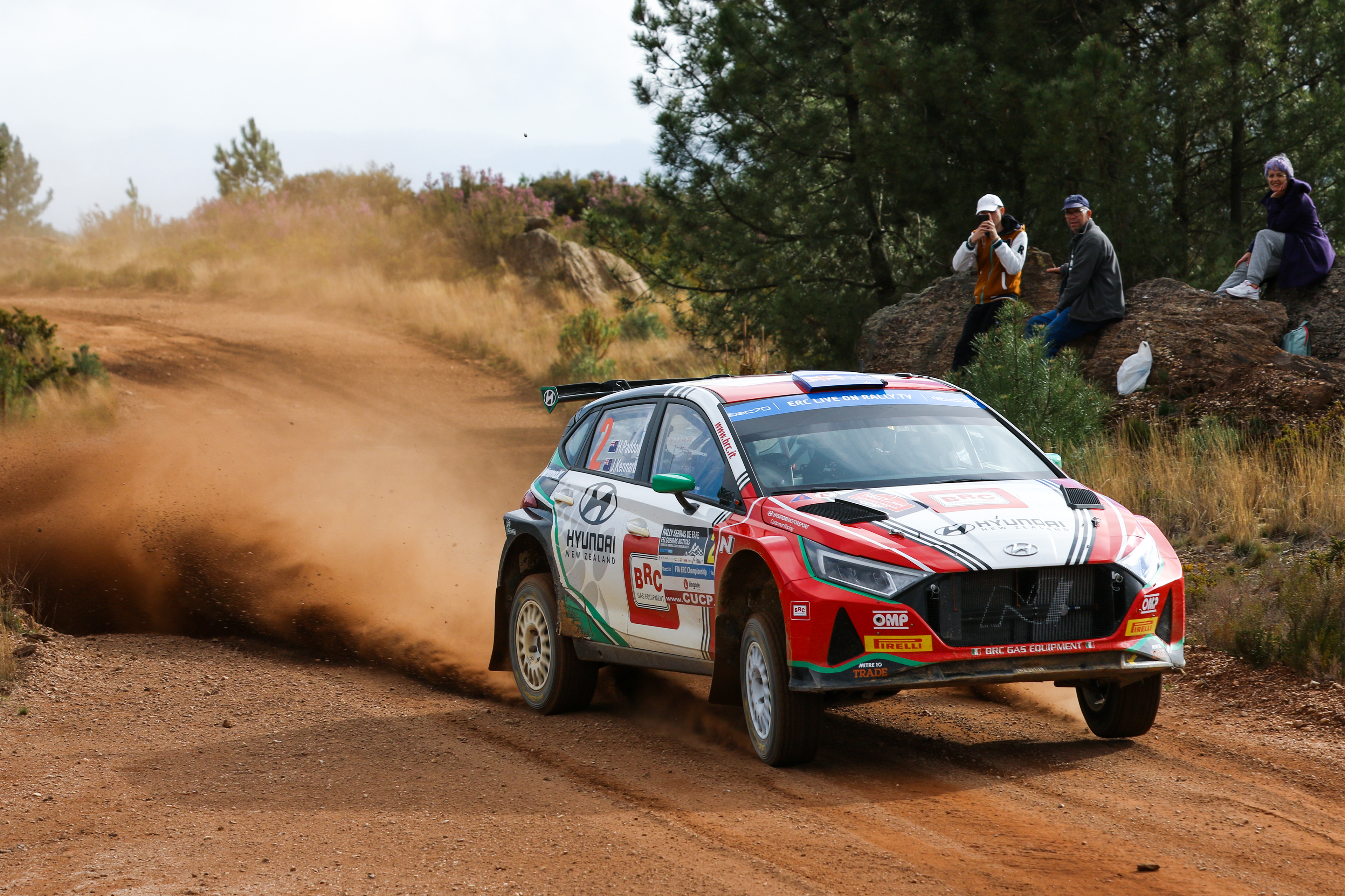 2 - Hayden Paddon (NZL) / Jonh Kennard (NZL) - BRC Racing Team - Hyundai I20N - ERC Portugal 2023, March 10 2023, Fafe Portugal - Photo Edu Almeida / Zoommotorsport 