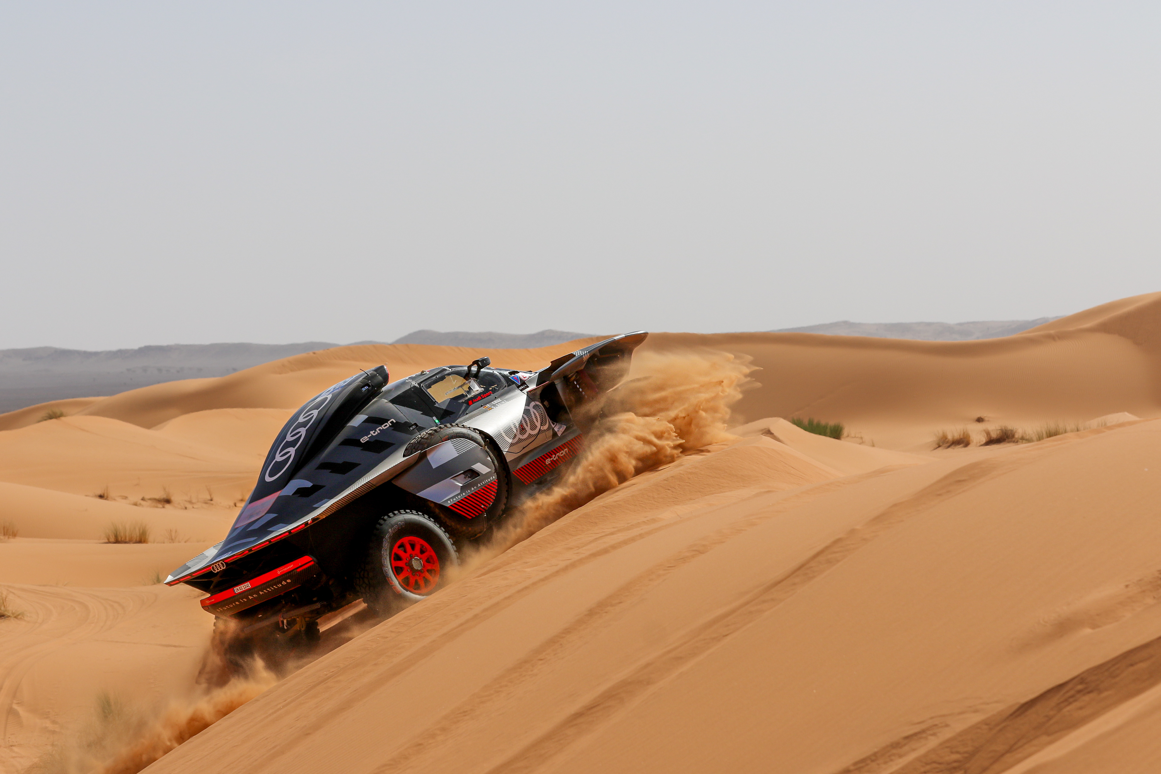 209 - Carlos Sainz (ESP) - Team Audi Sport - Audi RS Q E-TRON - Rallye du Maroc 2023, October 18 2023, Merzouga Morocoo - Photo Edu Almeida / Photos Dakar