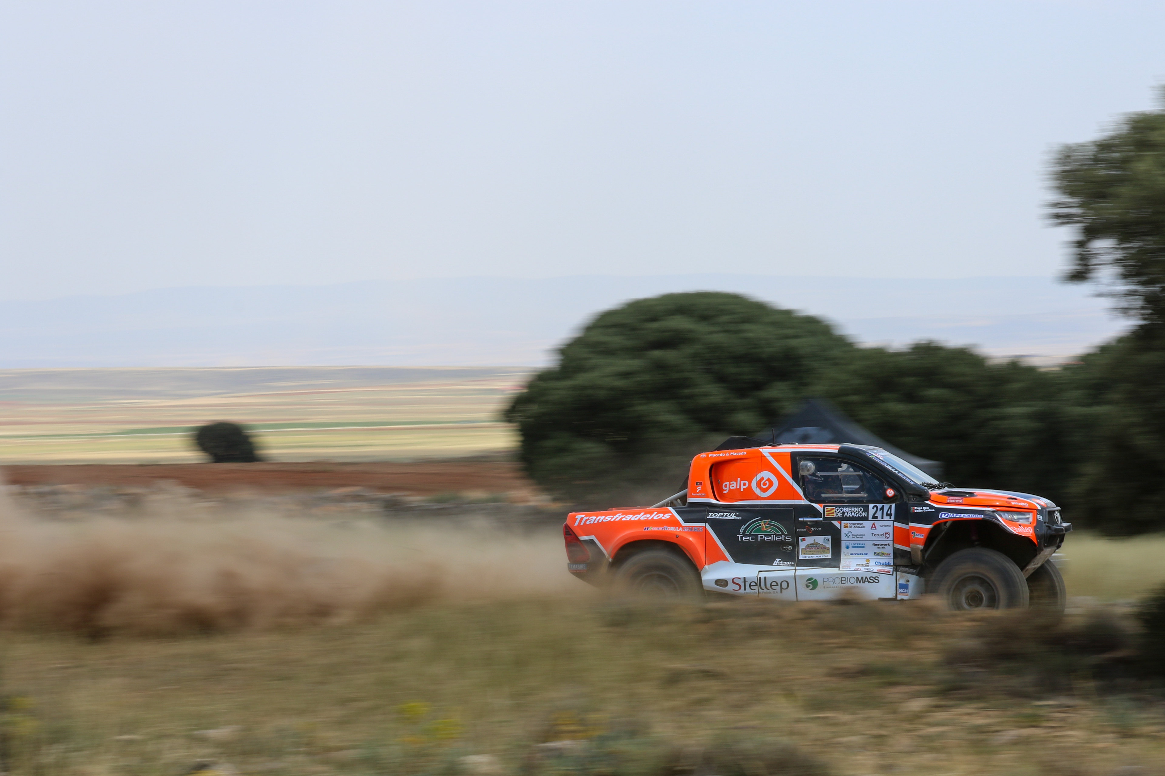 214 - Tiago Reis (PRT) / Valter Cardoso (PRT) - Toyota Hilux - Baja Aragon 2023, July 20 2023, Teruel Spain - Photo Edu Almeida / Photos Dakar