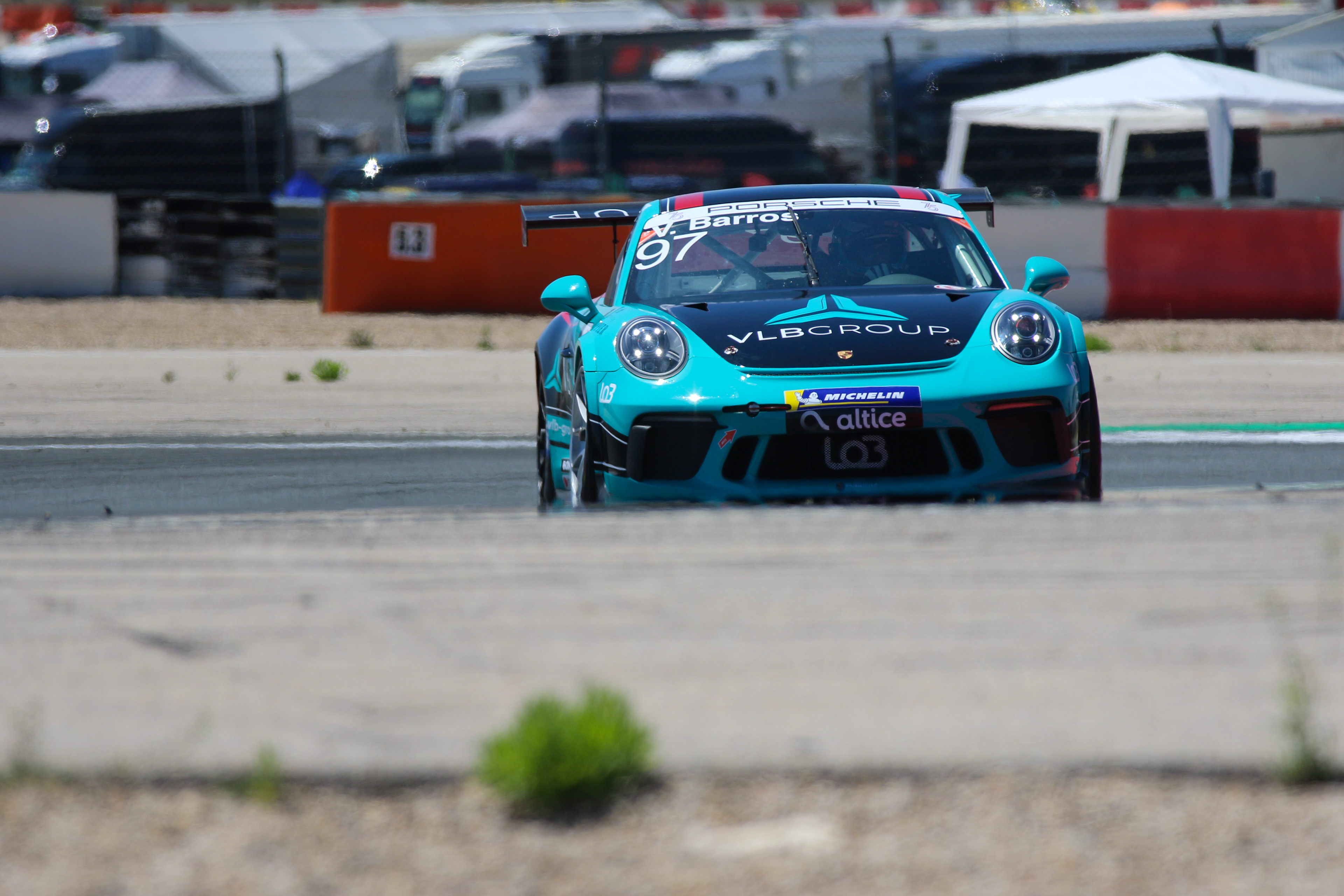97 - Vasco Barros (PRT) - LOB Motorsport - Porsche 911 GT3 Cup - 991.2 - Porsche Sprint Challenge Iberica - NAPA Racing Weekend 2023, July 24/25 2023, Navarra Spain - Photo Edu Almeida / Zoom Motorsport 