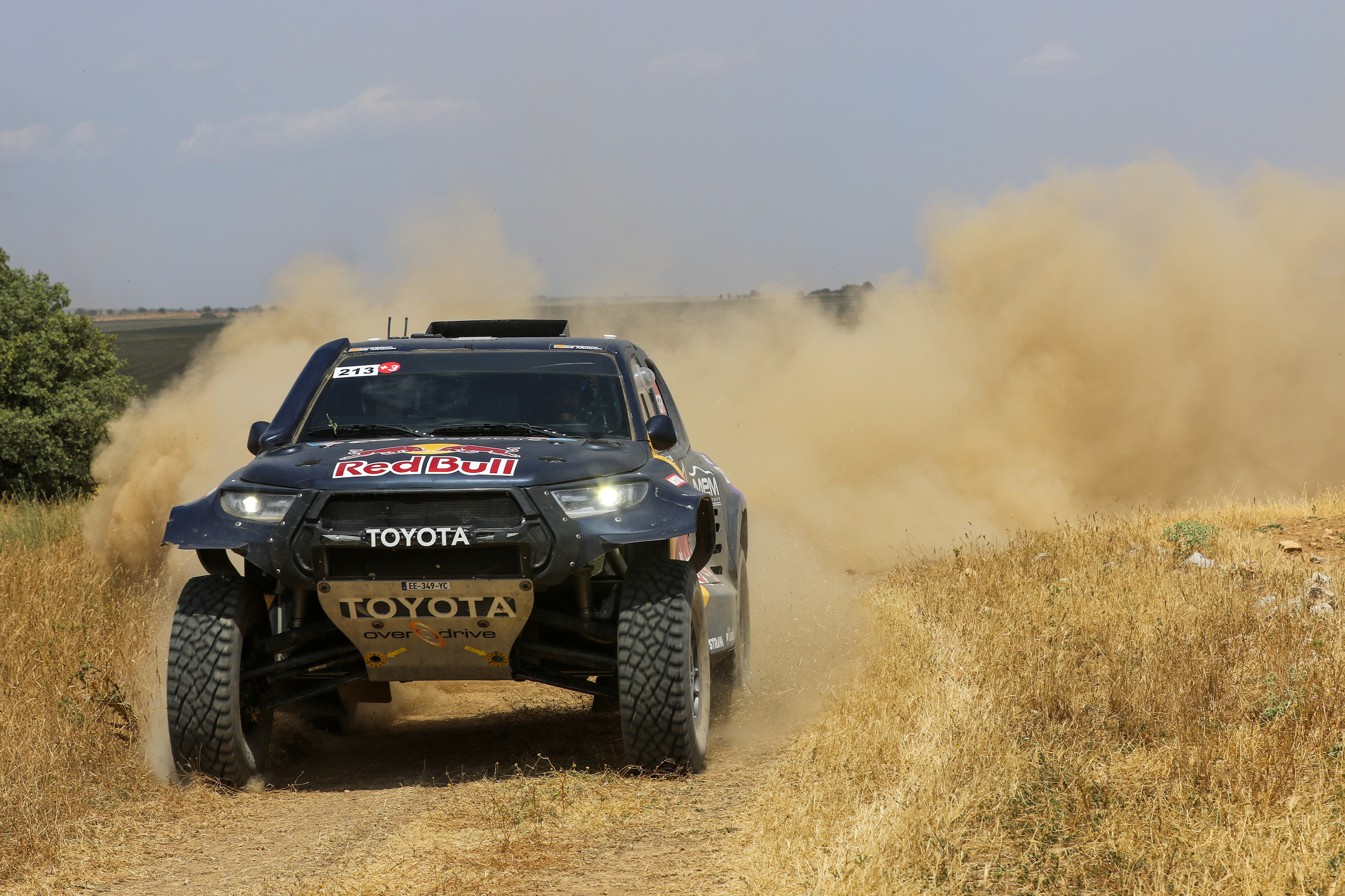 213 - Lucas Moraes (BRA) / Kaique Bentivoglio (BRA) - Overdrive Racing - Toyota Hilux Overdrive - Baja Aragon 2023, July 20 2023, Teruel Spain - Photo Edu Almeida / Photos Dakar