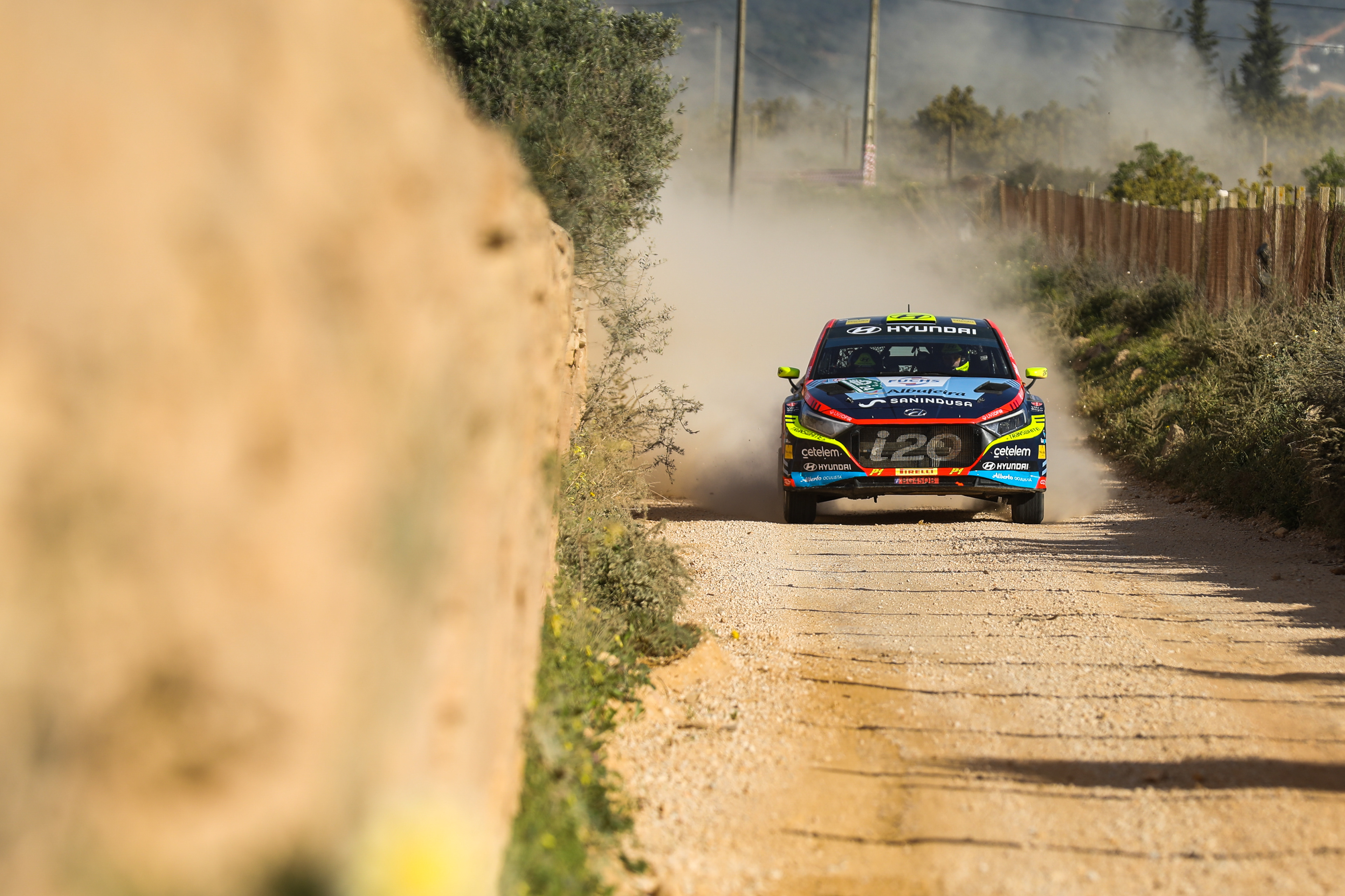 24 - Ricardo Teodósio (PRT) / José Teixeira (PRT) - Sports & You - Hyundai i20 Rally2 - Rallye Casinos do Algarve 2024, March 14, Algarve Portugal - Photo Edu Almeida / Zoom Motorsport