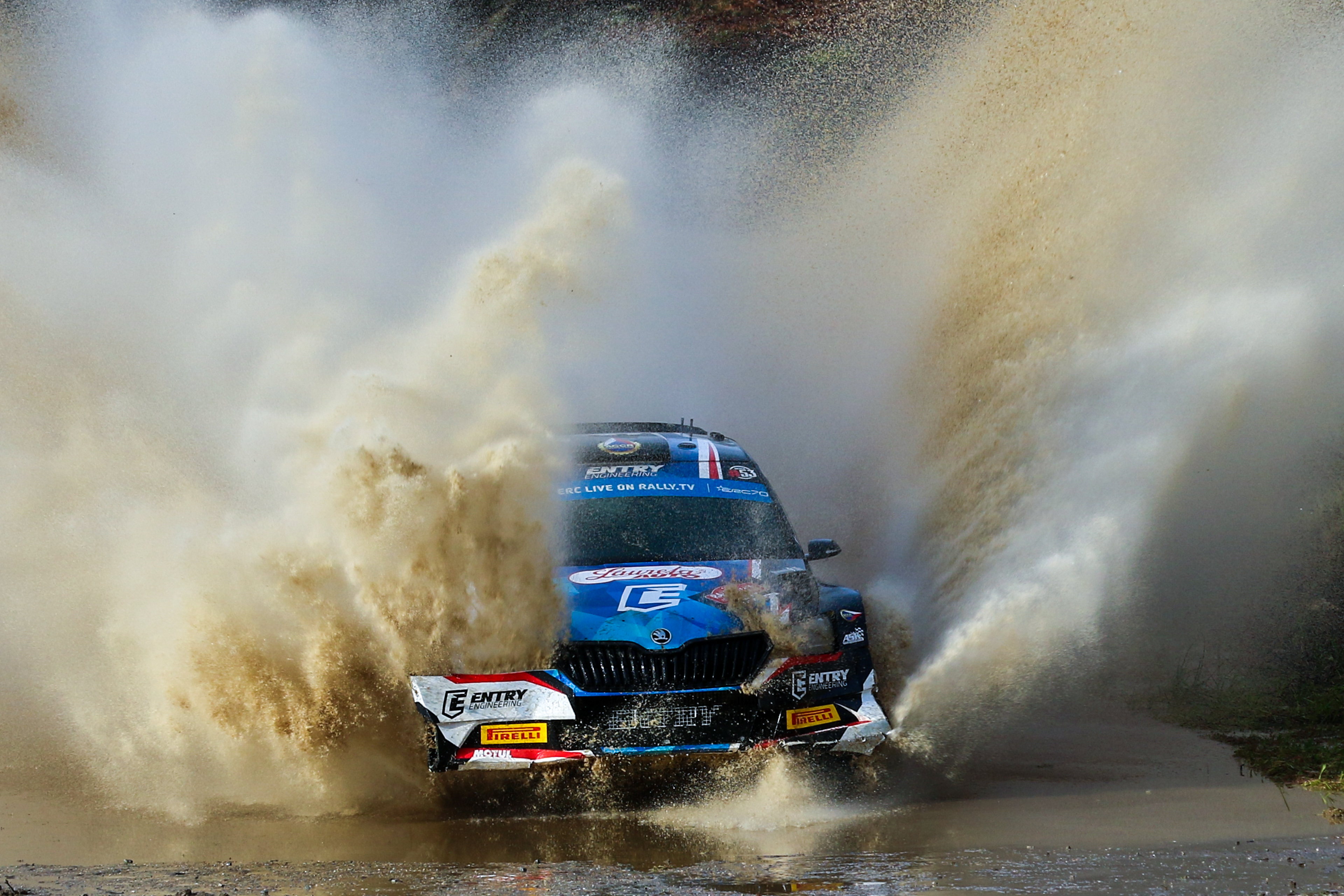 16 - Filip Mares (CZE) / Radovan Bucha (CZE) - ACCR Entry Engineering - Skoda Fabia EVO - ERC Portugal 2023, March 10 2023, Fafe Portugal - Photo Edu Almeida / Zoommotorsport 