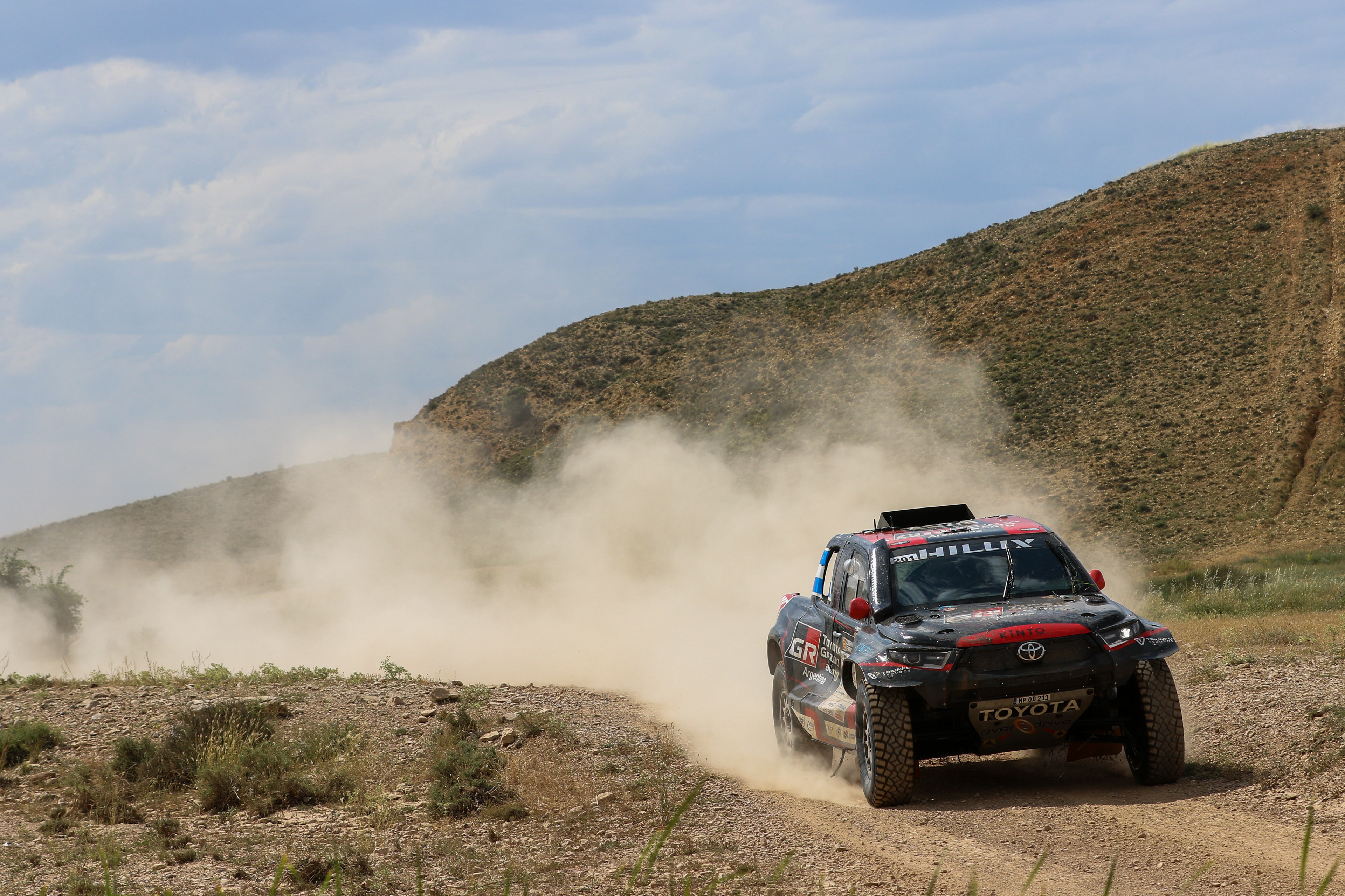 201 - Juan Cruz Yacopini (ARG) / Daniel Oliveras (ESP) - Overdrive Racing - Toyota Hilux Overdrive - Baja Aragon 2023, July 20 2023, Teruel Spain - Photo Edu Almeida / Photos Dakar