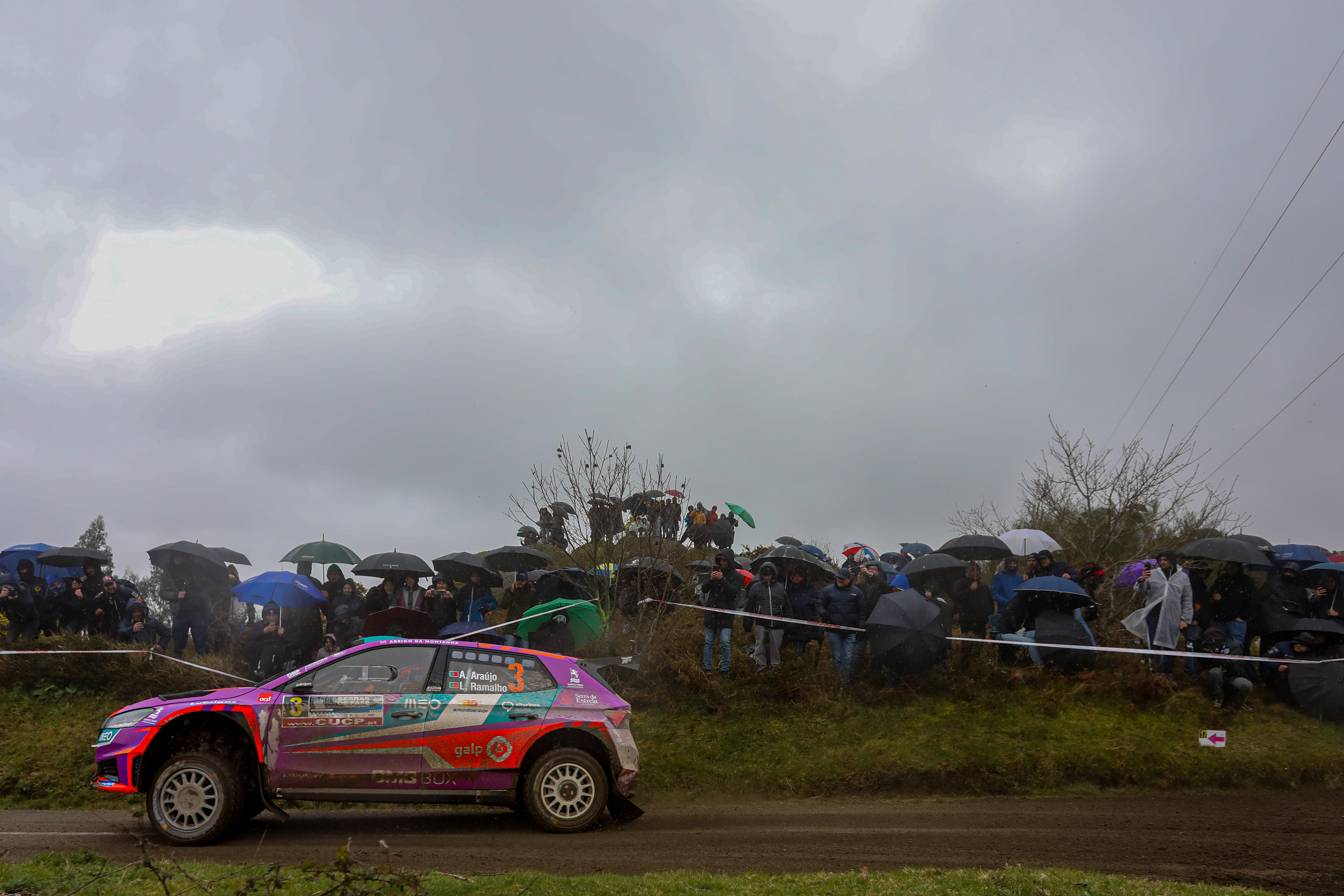 3 - Armindo Araújo (PRT) / Luís Ramalho (PRT) - The Racing Factory - Skoda Fabia RS Rally2 - Rally Serras de Fafe e Felgueiras 2024, February 23 2024, Fafe Portugal - Photo Edu Almeida / Zoom Motorsport