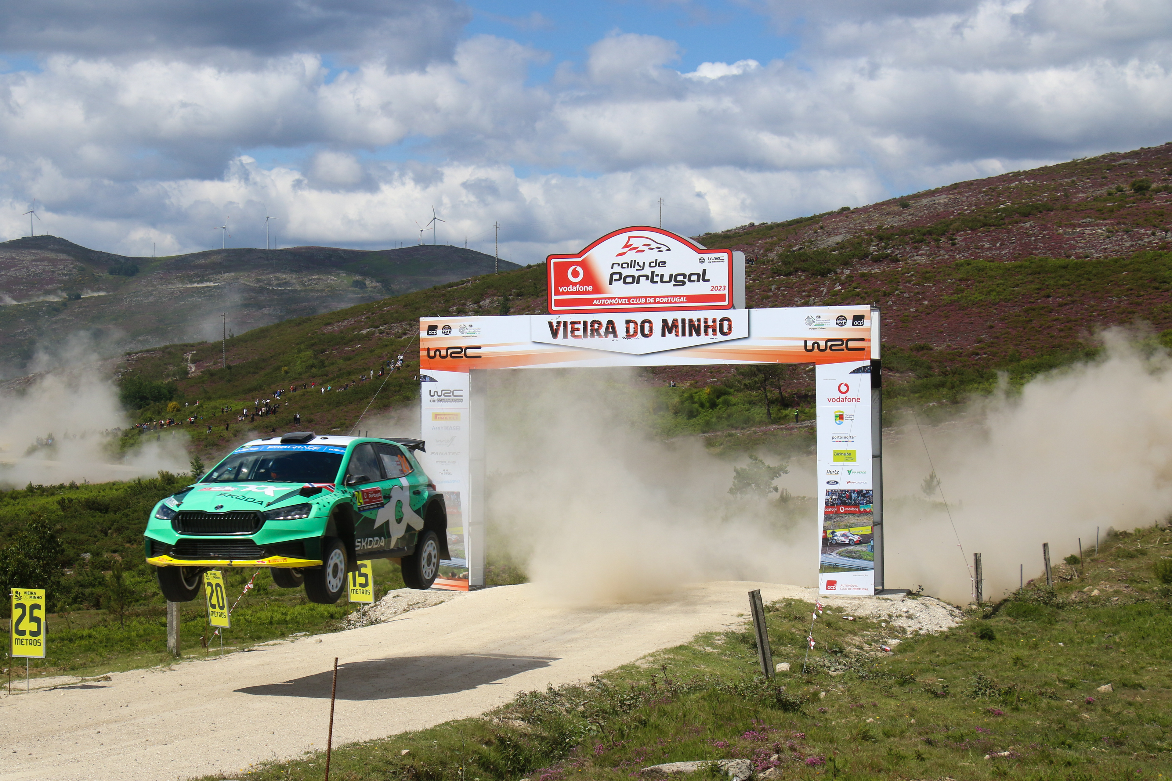 24 - Andreas Mikkelsen (NOR) / Torstein Eriksen (NOR) - Toksport WRT - Skoda Fabia RS - WRC Portugal 2023, May 13 2023, Vieira do Minho Portugal - Photo Edu Almeida / Zoom Motorsport 