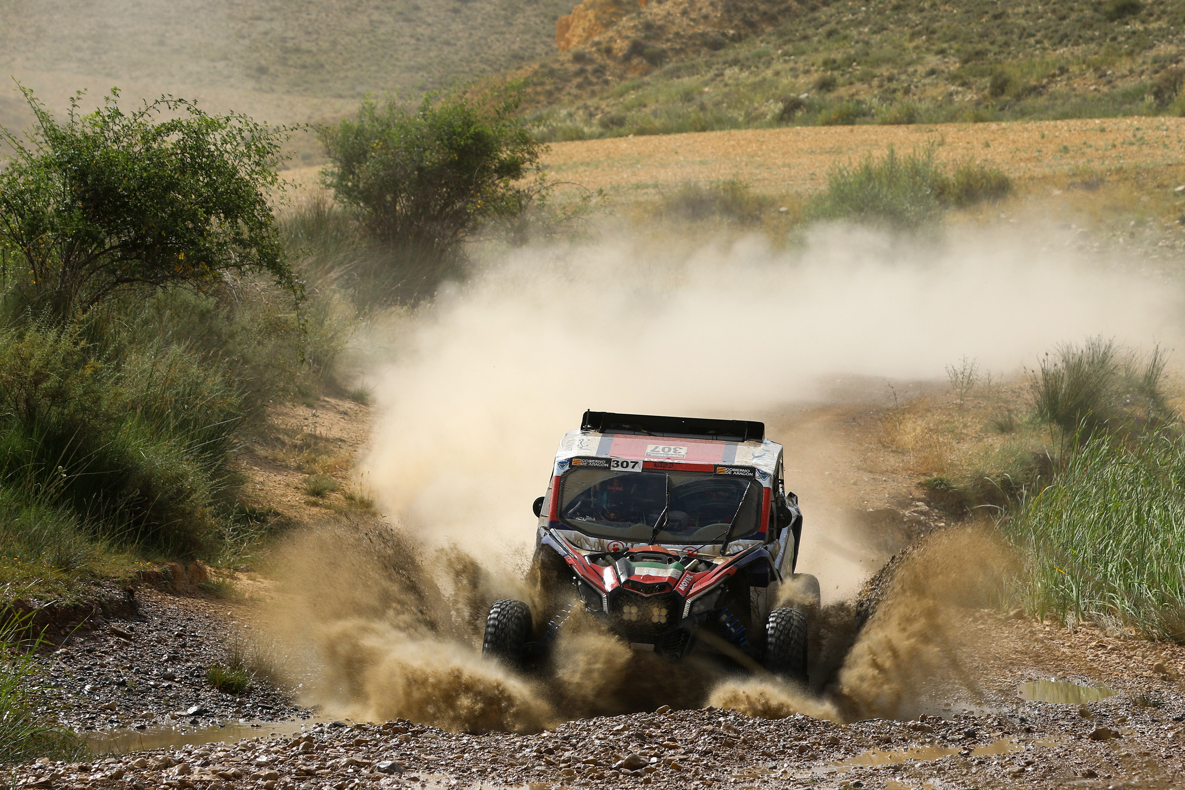 307 - Egidijus Valeisa (LTU) / Mindaugas Varza (LTU) - Sports Racing Technologies - Can Am Maverick X3 - Baja Aragon 2023, July 20 2023, Teruel Spain - Photo Edu Almeida / Photos Dakar