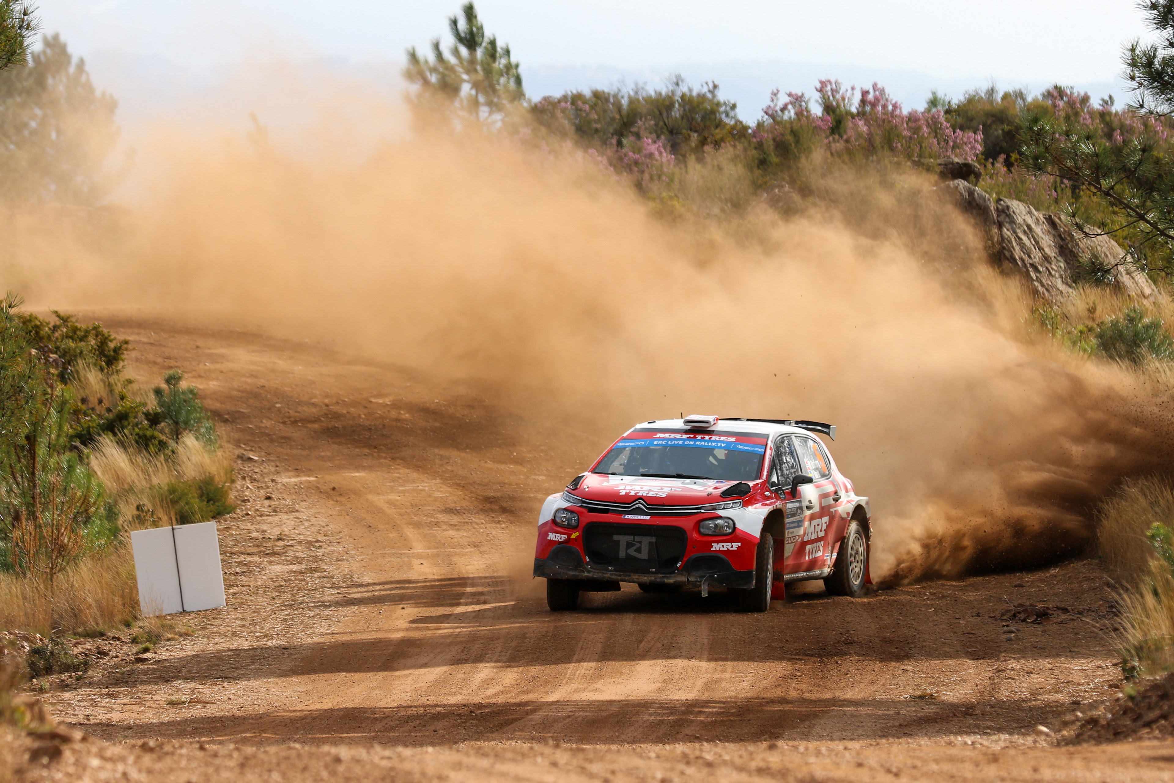 5 - Mads Ostberg (NOR) / Patrik Barth (SWE) - MRF Tyres Dealer Team - Citroen C3 - ERC Portugal 2023, March 10 2023, Fafe Portugal - Photo Edu Almeida / Zoommotorsport 