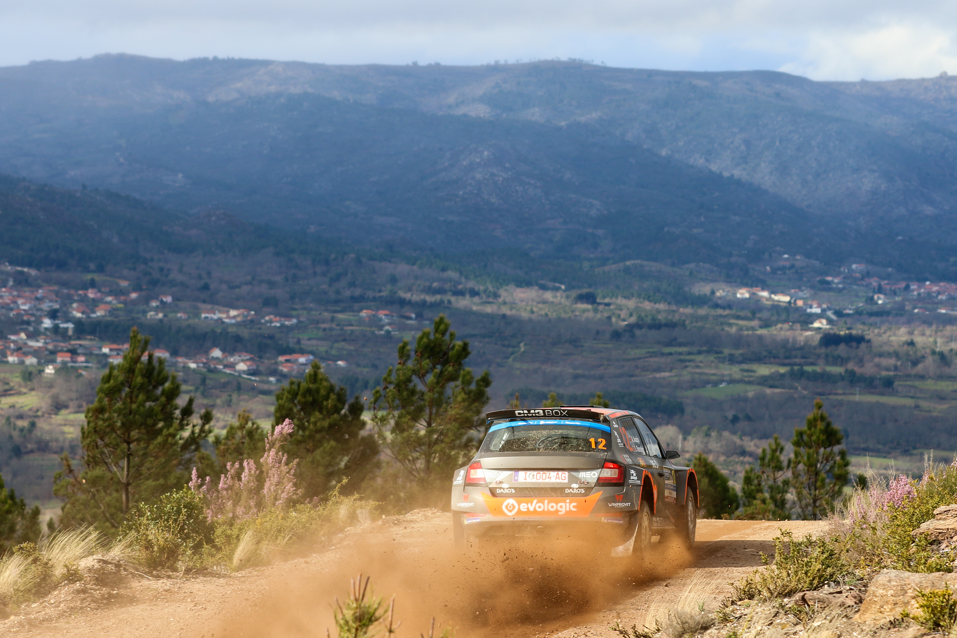 12 - Armindo Araujo (PRT) / Luís Ramalho (PRT) - The Racing Factory - Skoda Fabia EVO - ERC Portugal 2023, March 10 2023, Fafe Portugal - Photo Edu Almeida / Zoommotorsport 