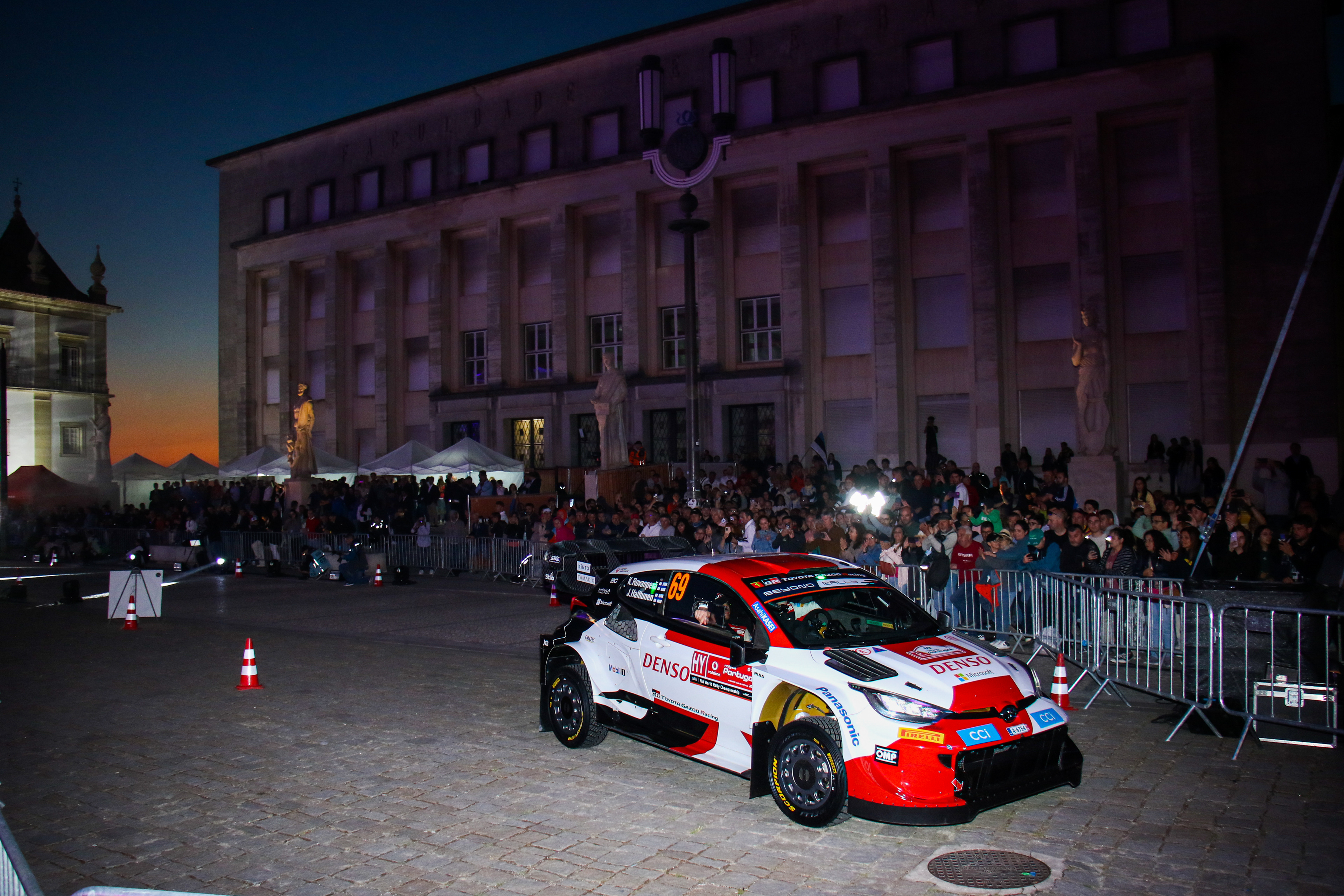 69 - Kalle Rovanpera (FIN) / Jonne Halttunen (FIN) - Toyota Gazoo Racing WRT - Toyota GR Yaris Rally1 Hybrid - WRC Portugal 2023, May 11 2023, Coimbra Portugal - Photo Edu Almeida / Zoom Motorsport 
