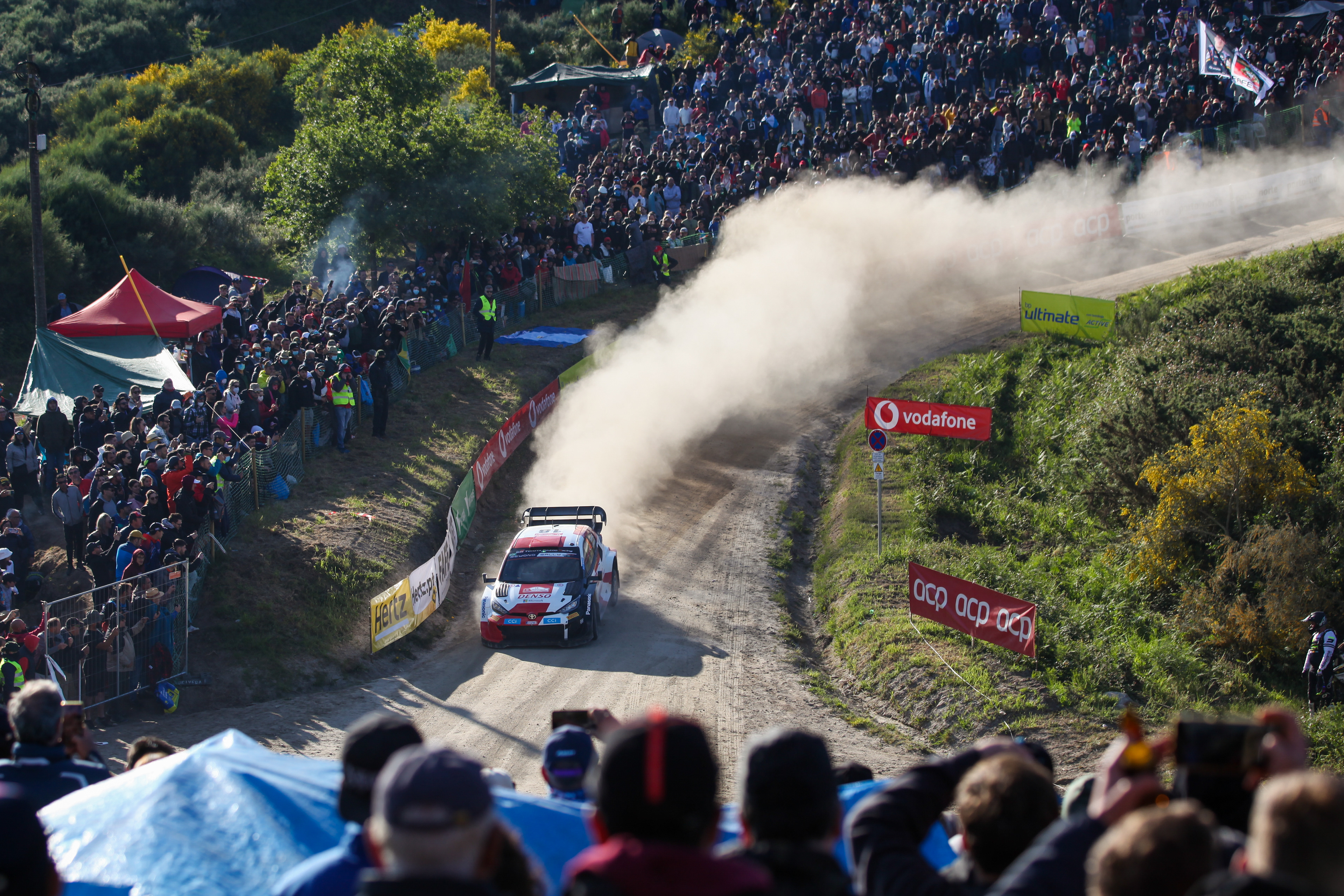 18 - Takamoto Katsuta (JPN) / Aaron Johnston (IRL) - Toyota Gazoo Racing WRT - Toyota GR Yaris Rally1 Hybrid - WRC Portugal 2023, May 14 2023, Fafe Portugal - Photo Edu Almeida / Zoom Motorsport 