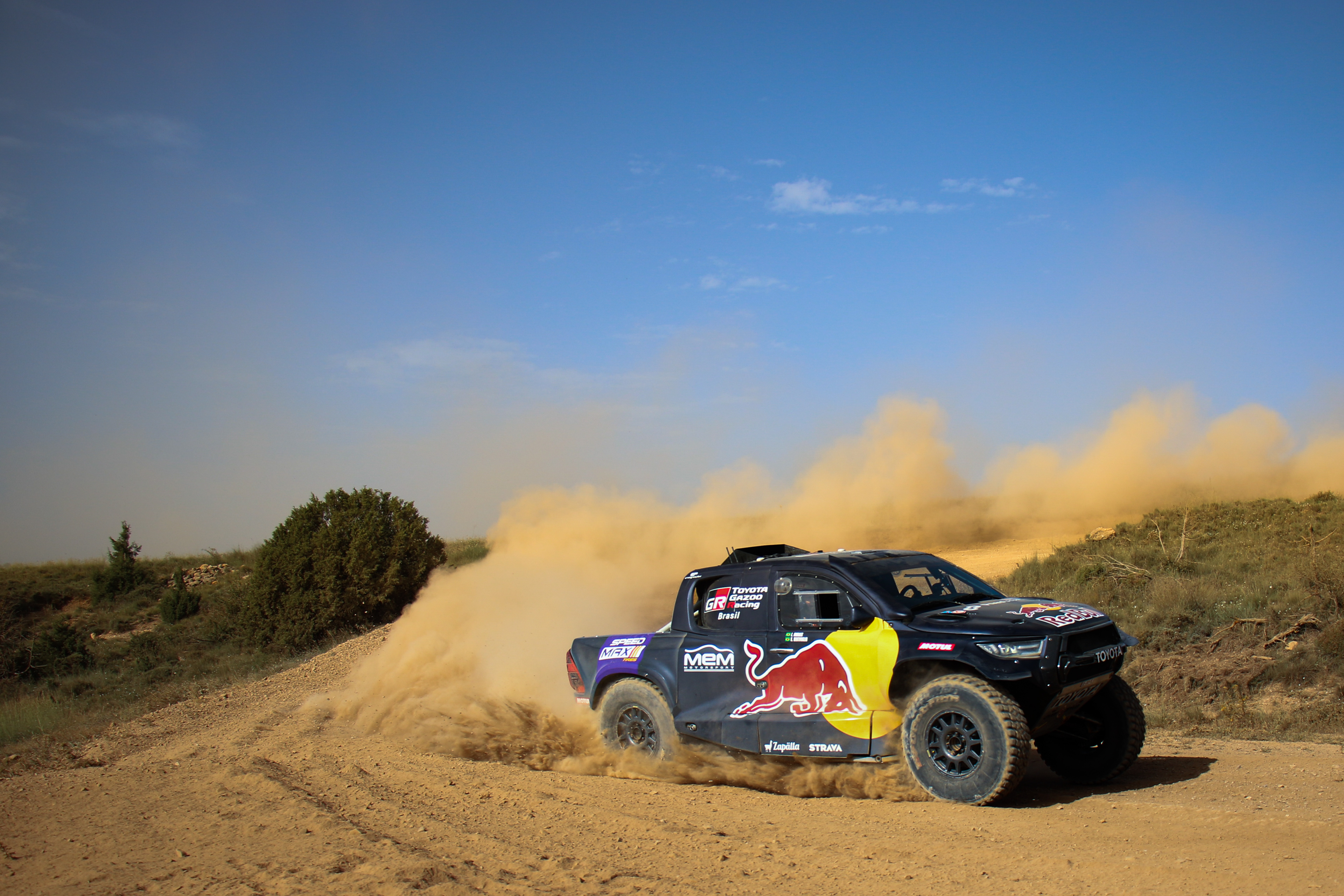 213 - Lucas Moraes (BRA) / Kaique Bentivoglio (BRA) - Overdrive Racing - Toyota Hilux Overdrive - Baja Aragon 2023, July 20 2023, Teruel Spain - Photo Edu Almeida / Photos Dakar