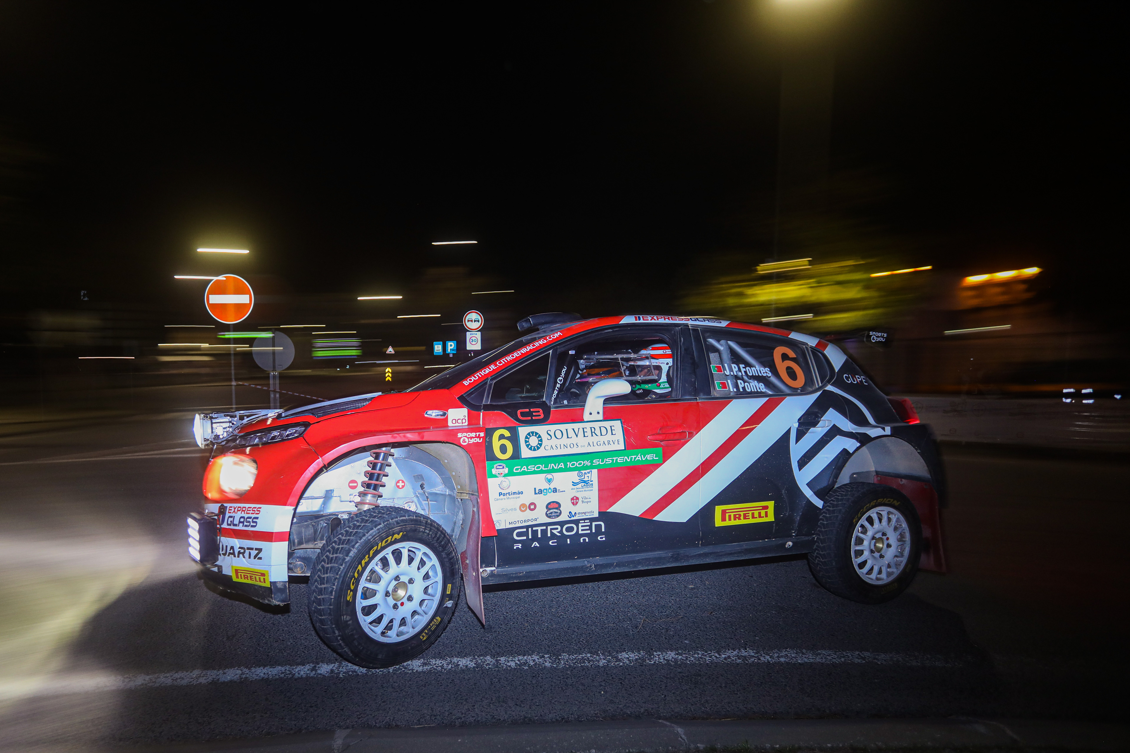 6 - José Pedro Fontes (PRT) / Inês Ponte (PRT) - Sports & You - Citroen C3 - Rallye Casinos do Algarve 2024, March 14, Algarve Portugal - Photo Edu Almeida / Zoom Motorsport