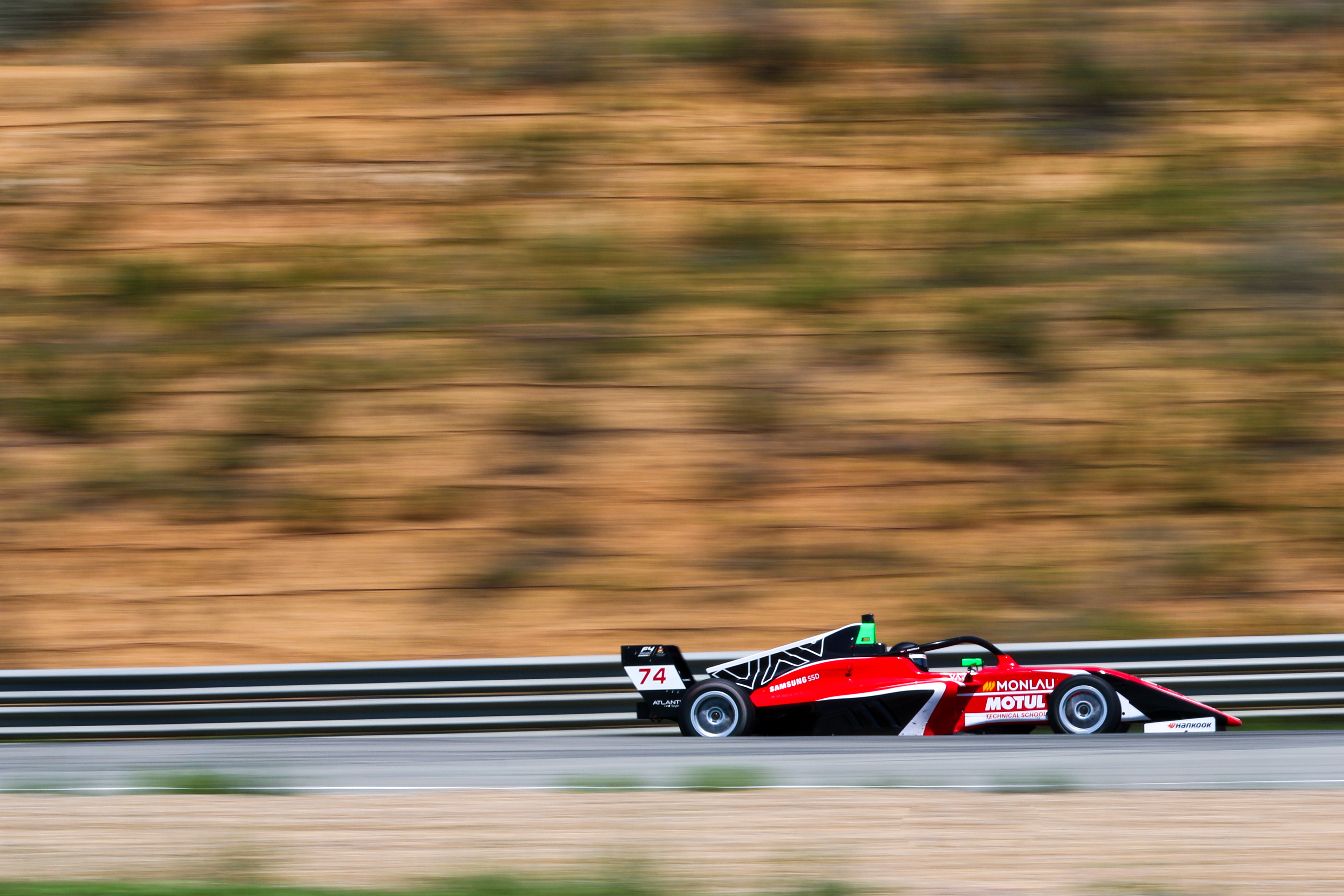 74 - Lin Hodenius (NLD) - Monlau Motorsport - TATUUS F4 T-421 - Formula 4 SPAIN - NAPA Racing Weekend 2023, July 24/25 2023, Navarra Spain - Photo Edu Almeida / Zoom Motorsport 