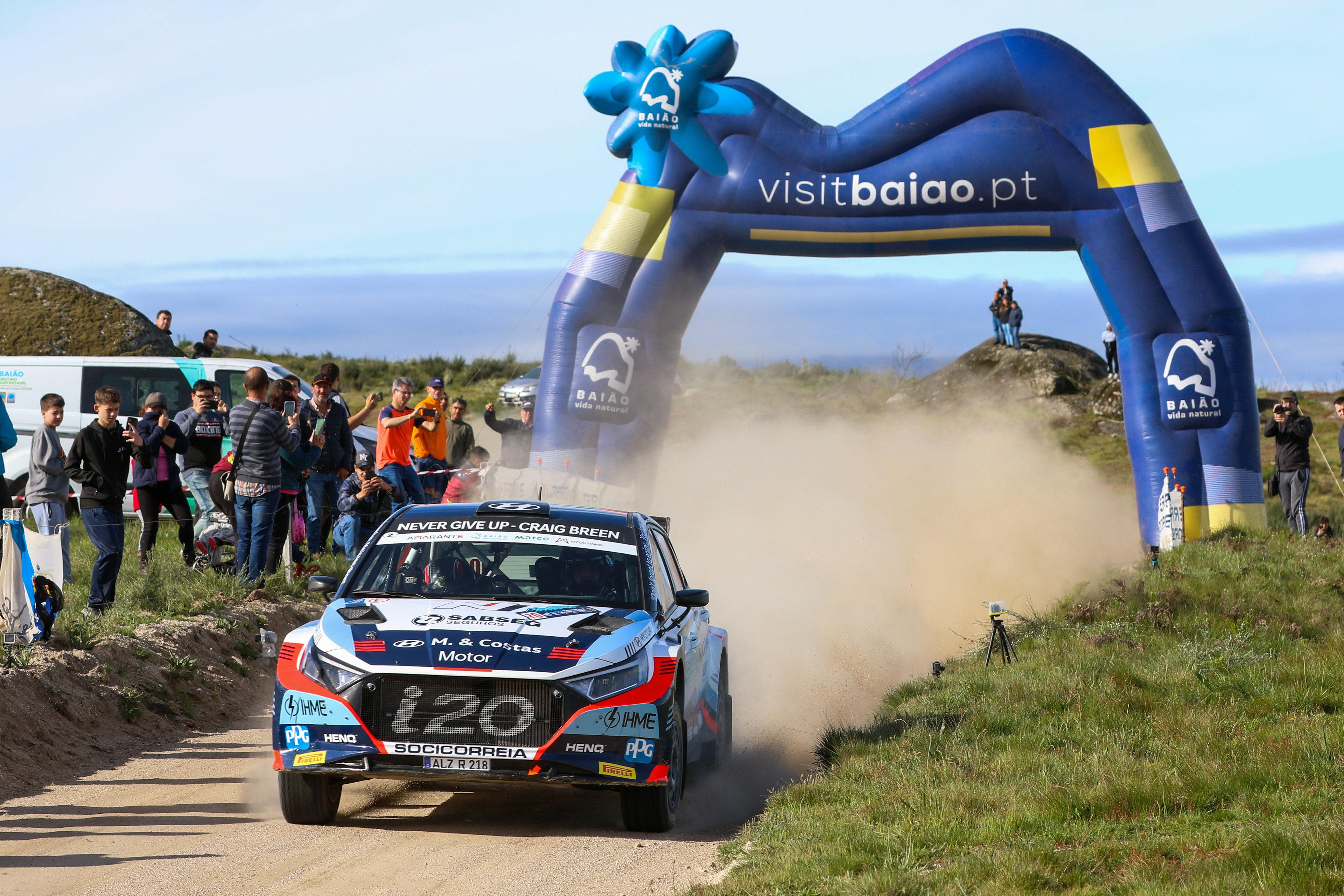 10 - Pedro Meireles (PRT) / Pedro Alves (PRT) - Hyundai N/M & Costas - Hyundai i20N Rally2 - Rali Terras D’Aboboreira 2023, April 28 2023, Amarante Portugal - Photo Edu Almeida / Zoom Motorsport 