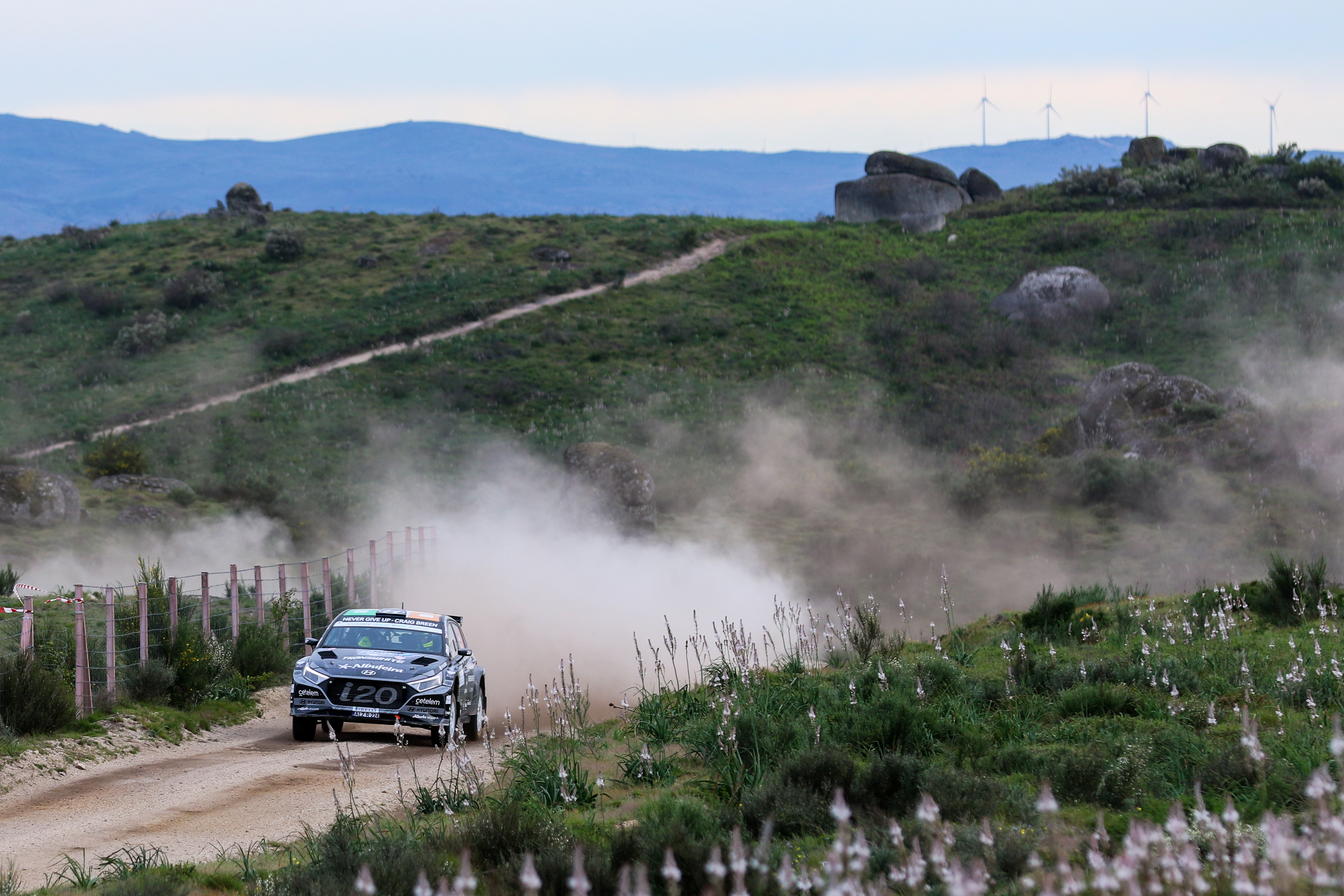 24 - Ricardo Teodósio (PRT) / José Teixeira (PRT) - Team Hyundai Portugal - Hyundai i20N Rally2 - Rali Terras D’Aboboreira 2023, April 28 2023, Amarante Portugal - Photo Edu Almeida / Zoom Motorsport 