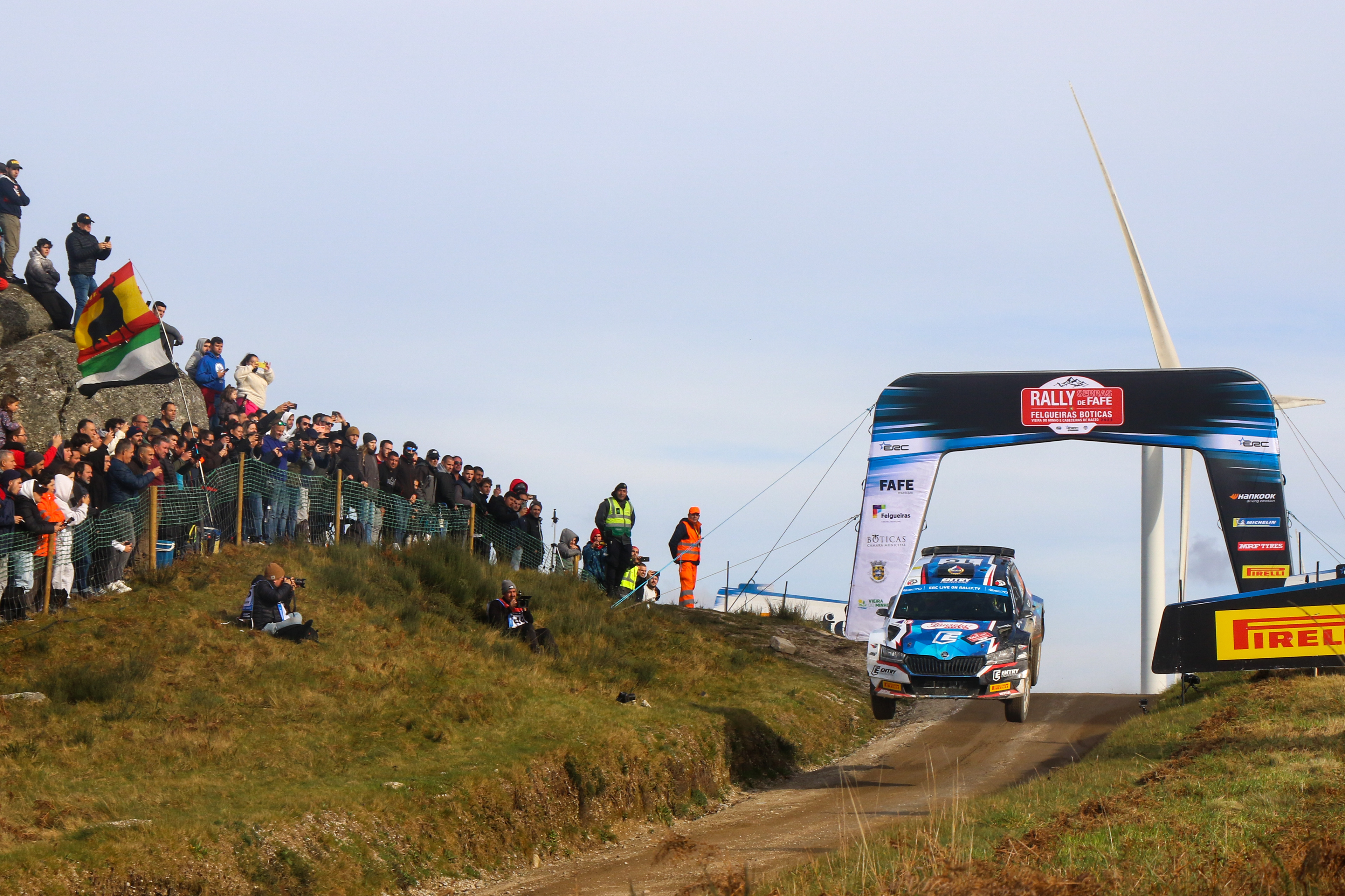16 - Filip Mares (CZE) / Radovan Bucha (CZE) - ACCR Entry Engineering - Skoda Fabia EVO - ERC Portugal 2023, March 10 2023, Fafe Portugal - Photo Edu Almeida / Zoommotorsport 