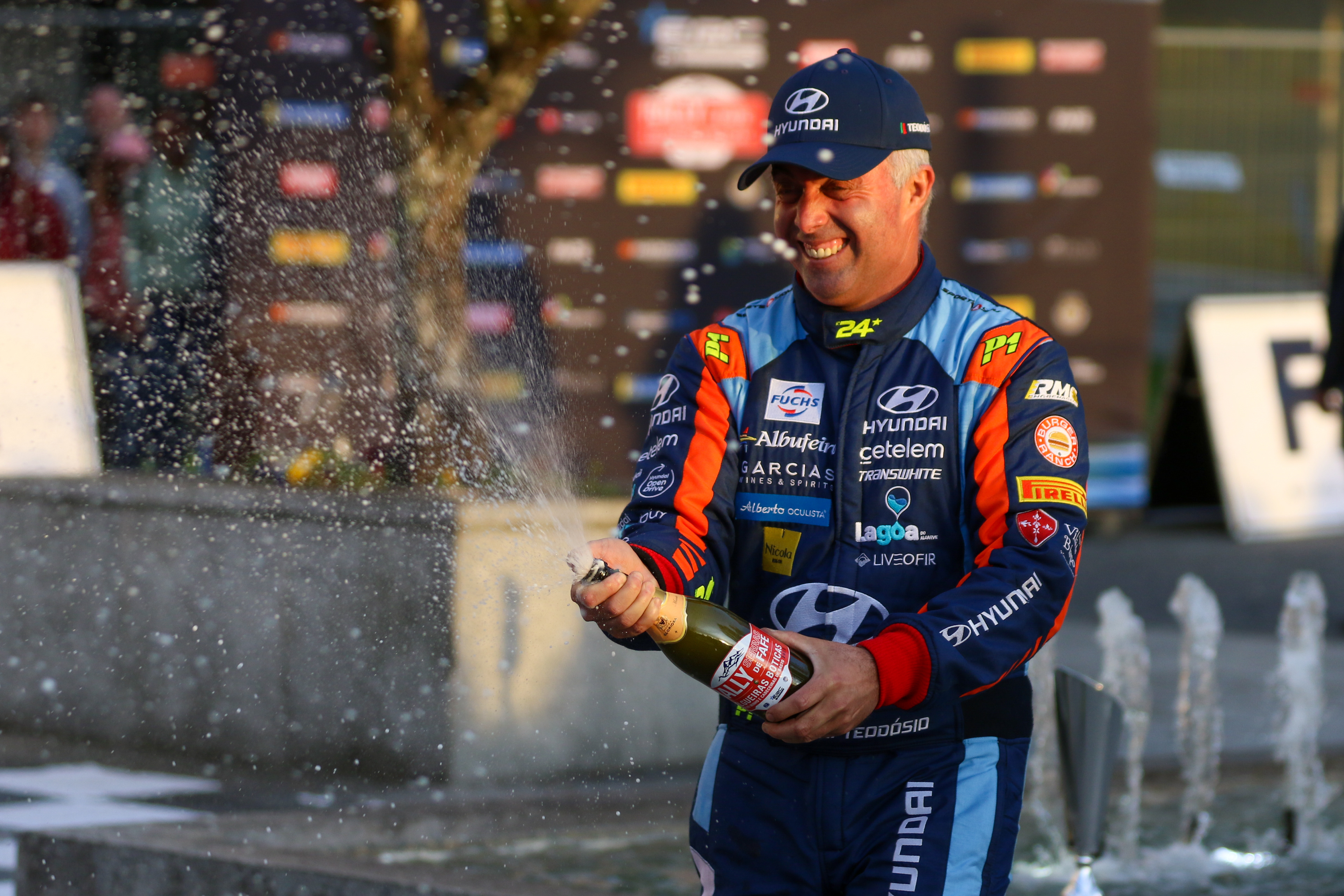 34 - Ricardo Teodósio (PRT) / José Teixeira (PRT) - Team Hyundai Portugal - Hyundai i20 - ERC Portugal 2023, March 10 2023, Fafe Portugal - Photo Edu Almeida / Zoommotorsport 