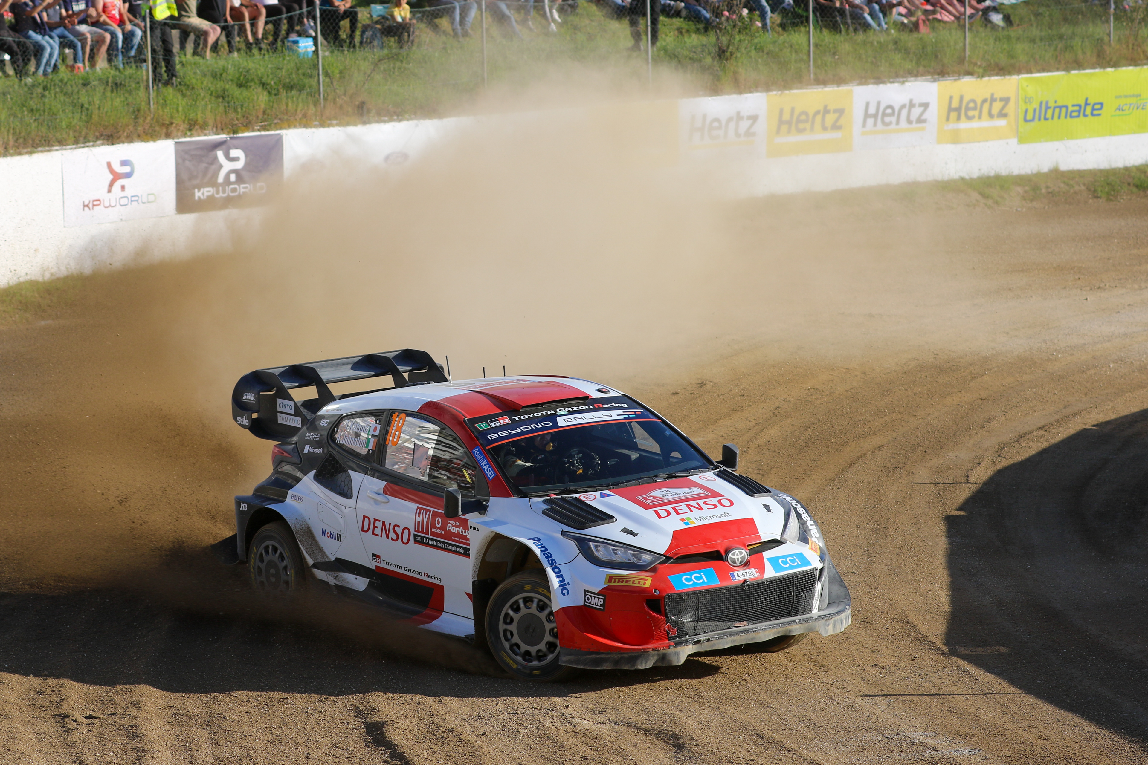 18 - Takamoto Katsuta (JPN) / Aaron Johnston (IRL) - Toyota Gazoo Racing WRT - Toyota GR Yaris Rally1 Hybrid - WRC Portugal 2023, May 13 2023, Lousada Portugal - Photo Edu Almeida / Zoom Motorsport 