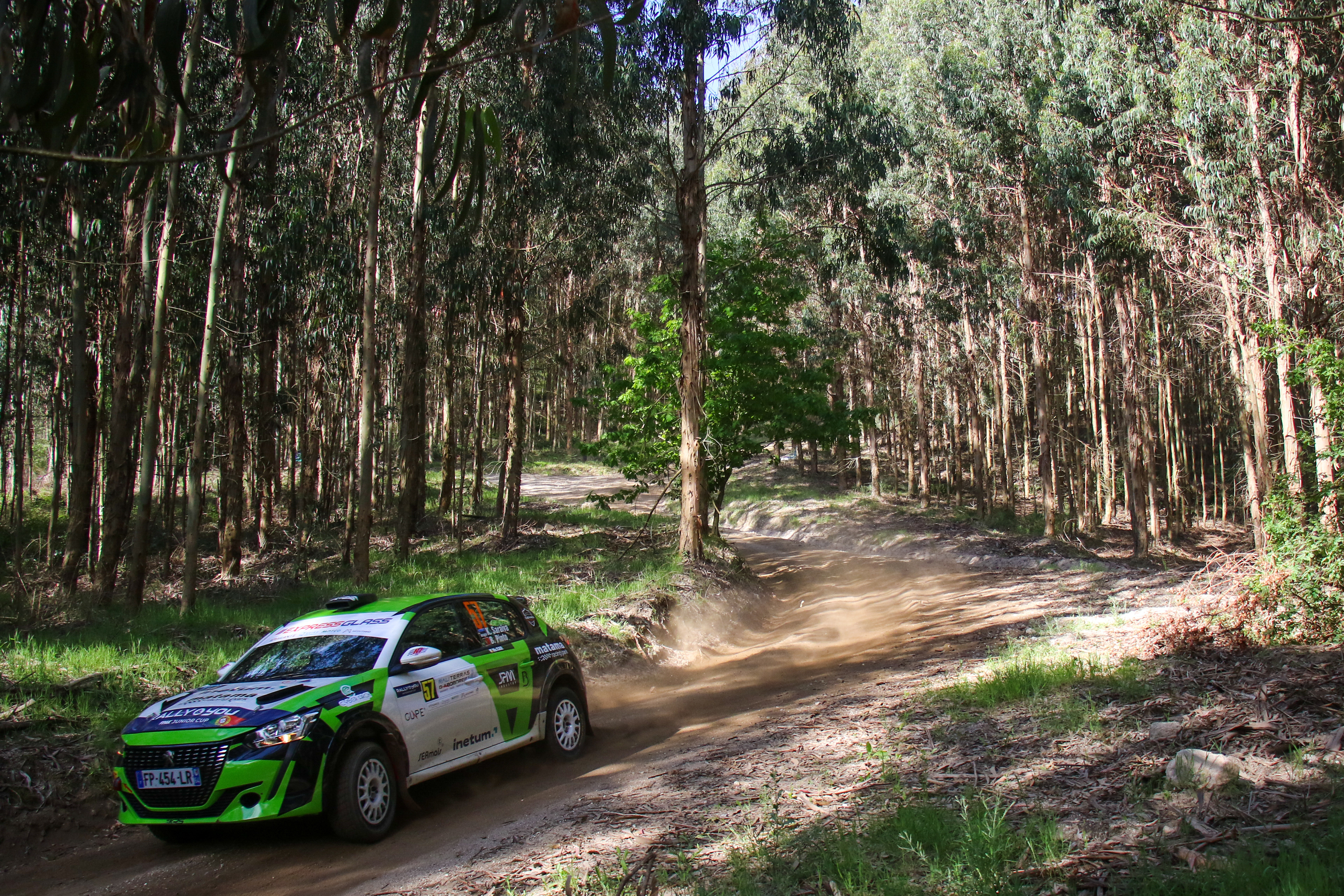 57 - Kevin Saraiva (EST) / Beatriz Pinto (PRT) - Peugeot 208 Rally4 - Rali Terras D’Aboboreira 2023, April 28 2023, Amarante Portugal - Photo Edu Almeida / Zoom Motorsport 