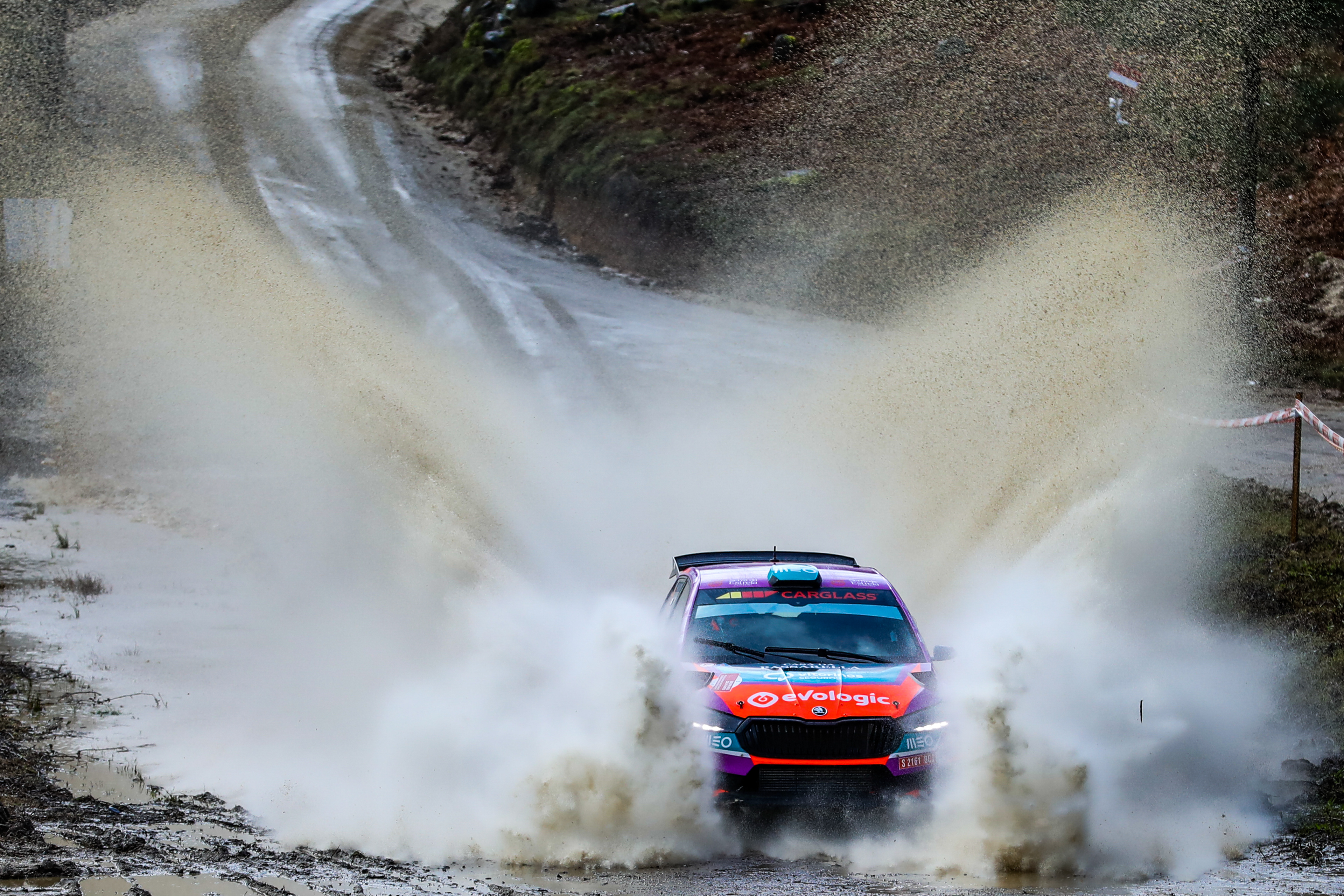 3 - Armindo Araújo (PRT) / Luís Ramalho (PRT) - The Racing Factory - Skoda Fabia RS Rally2 - Rally Serras de Fafe e Felgueiras 2024, February 23 2024, Fafe Portugal - Photo Edu Almeida / Zoom Motorsport