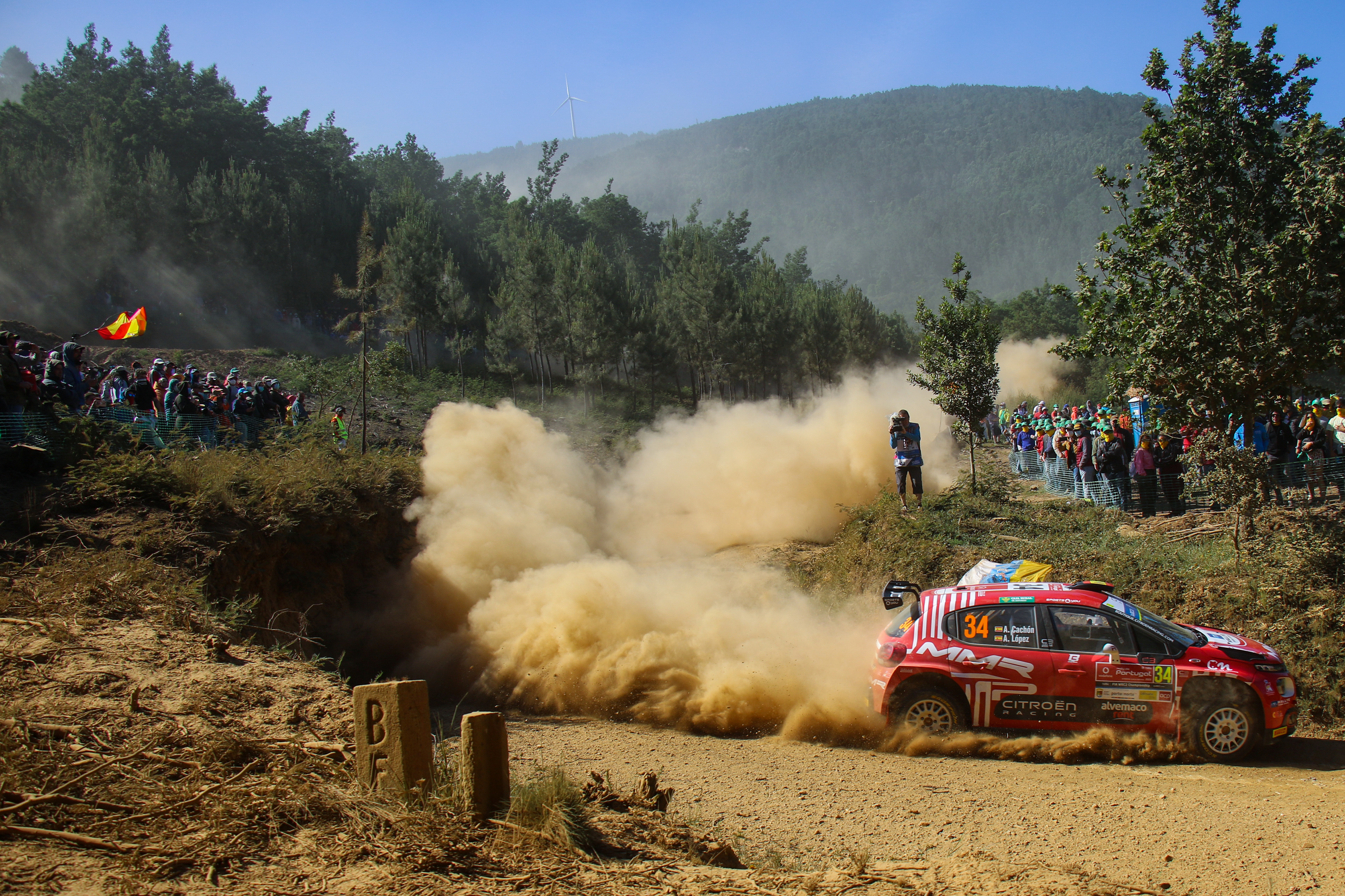 34 - Alejandro Cachón (ESP) / Alejandro Lopez (ESP) - Citroen C3 - WRC Portugal 2023, May 11 2023, Lousã Portugal - Photo Edu Almeida / Zoom Motorsport 