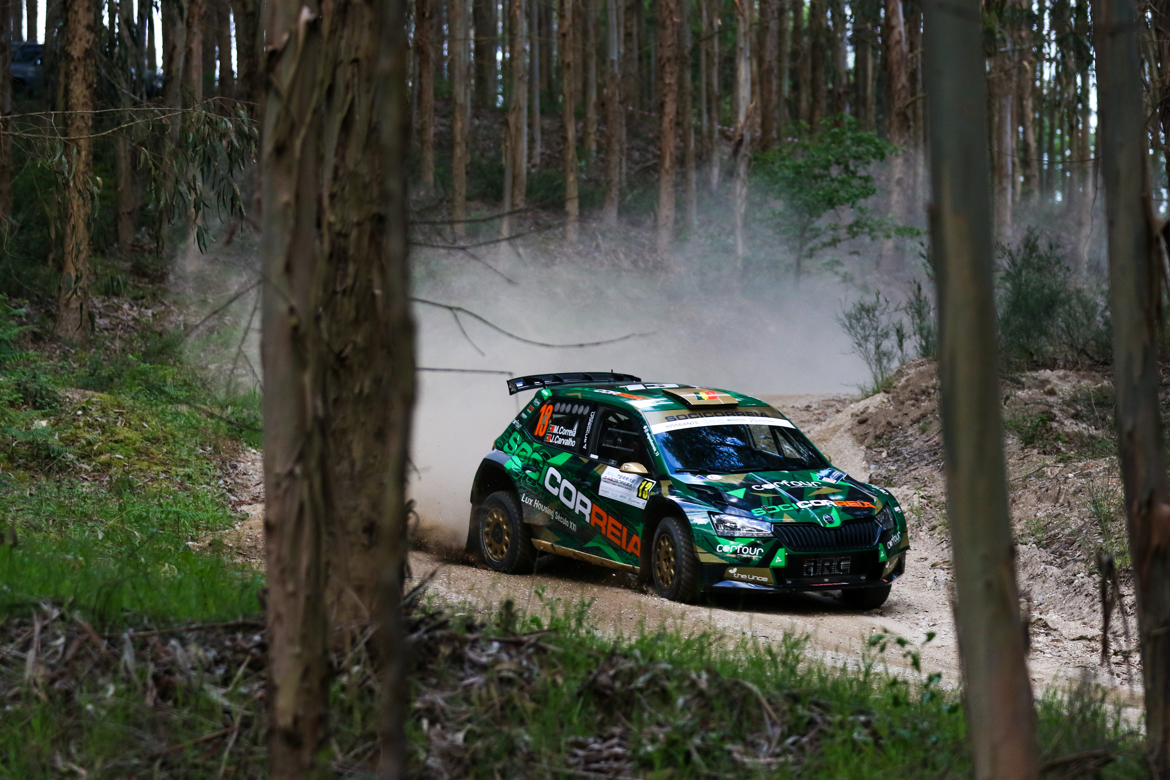 13 - Miguel Correia (PRT) / Jorge Carvalho (PRT) - ARC Sport - Skoda Fabia Rally2 Evo - Rali Terras D’Aboboreira 2023, April 28 2023, Amarante Portugal - Photo Edu Almeida / Zoom Motorsport 