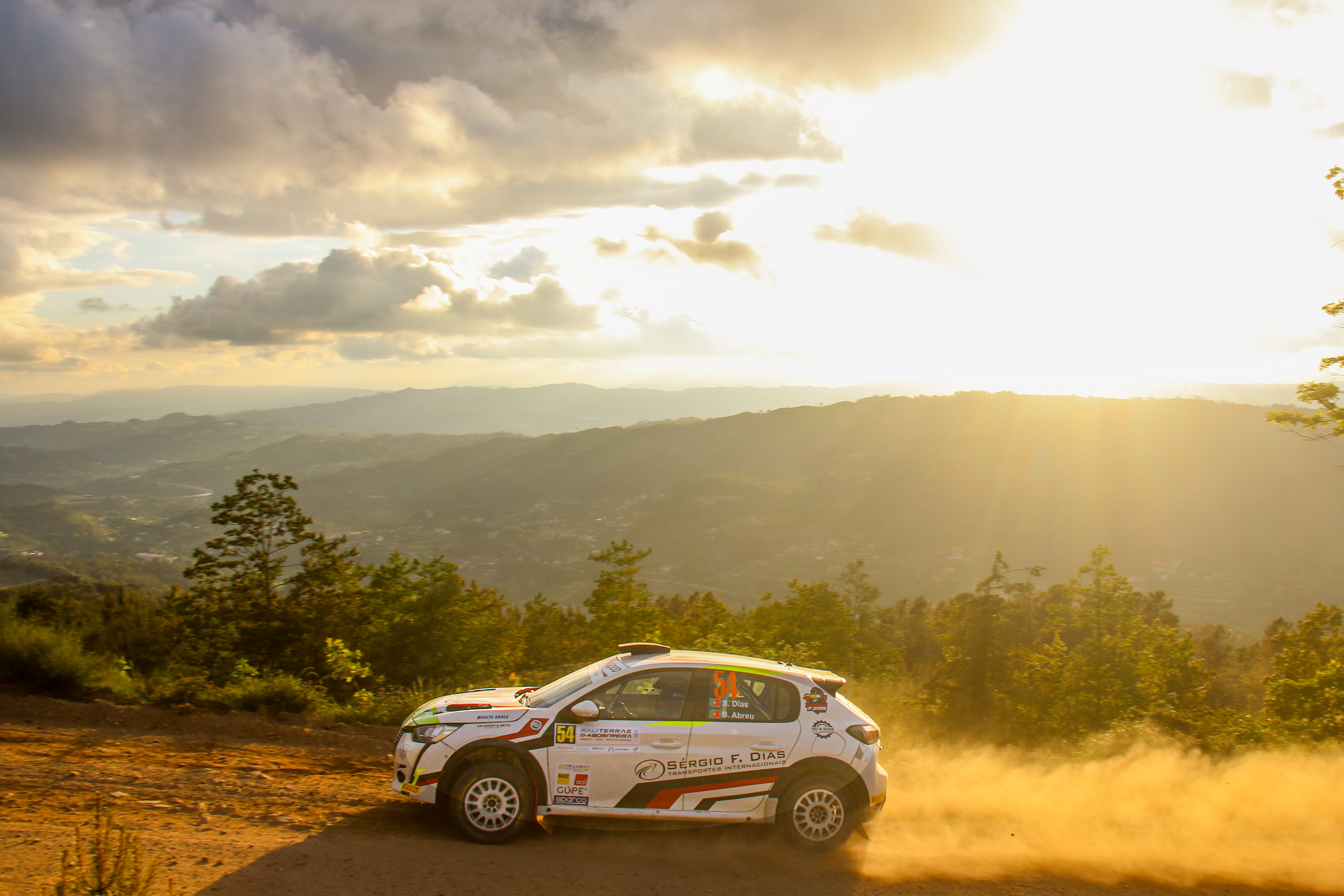 54 - Sérgio Dias (PRT) / Bruno Abreu (PRT) - Peugeot 208 Rally4 - Rali Terras D’Aboboreira 2023, April 28 2023, Amarante Portugal - Photo Edu Almeida / Zoom Motorsport 