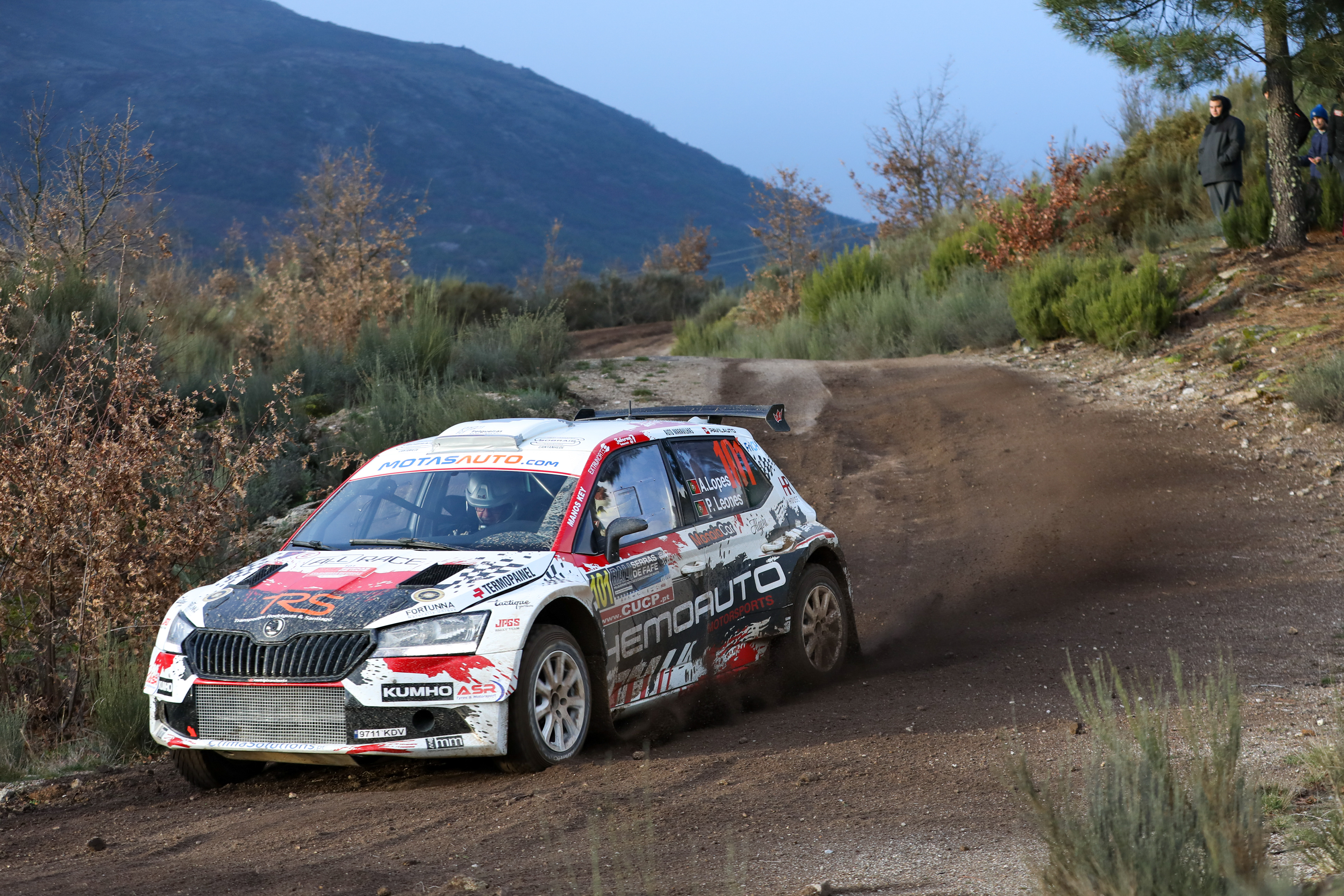 101 - Andruzilo Lopes (PRT) / Paulo Leones (PRT) - Skoda Fabia N5 - Rally Serras de Fafe e Felgueiras 2024, February 23 2024, Fafe Portugal - Photo Edu Almeida / Zoom Motorsport