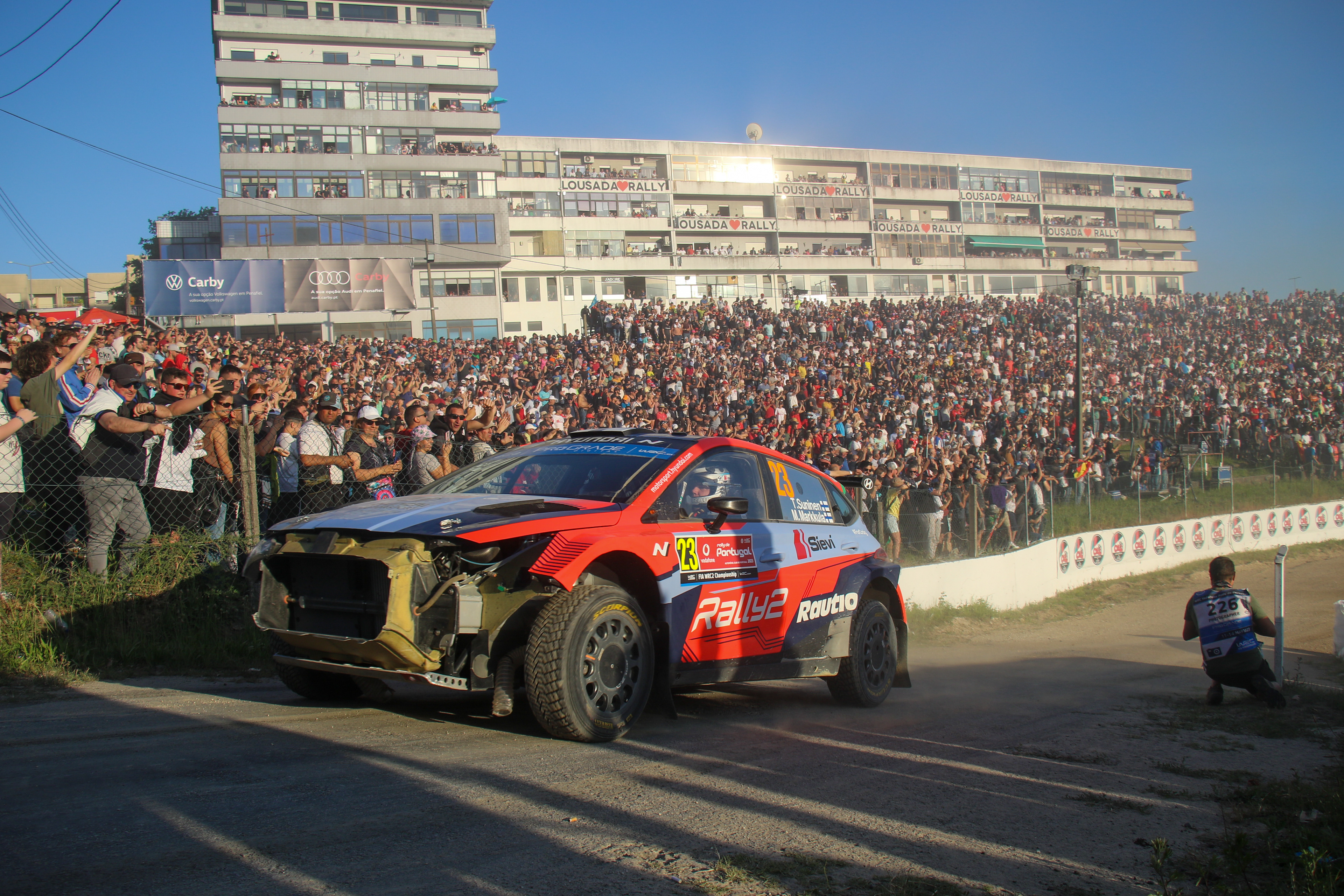 23 - Teemu Suninen (FIN) / Mikko Markkula (FIN) - Hyundai Motorsport N - Hyundai i20N - WRC Portugal 2023, May 13 2023, Lousada Portugal - Photo Edu Almeida / Zoom Motorsport 