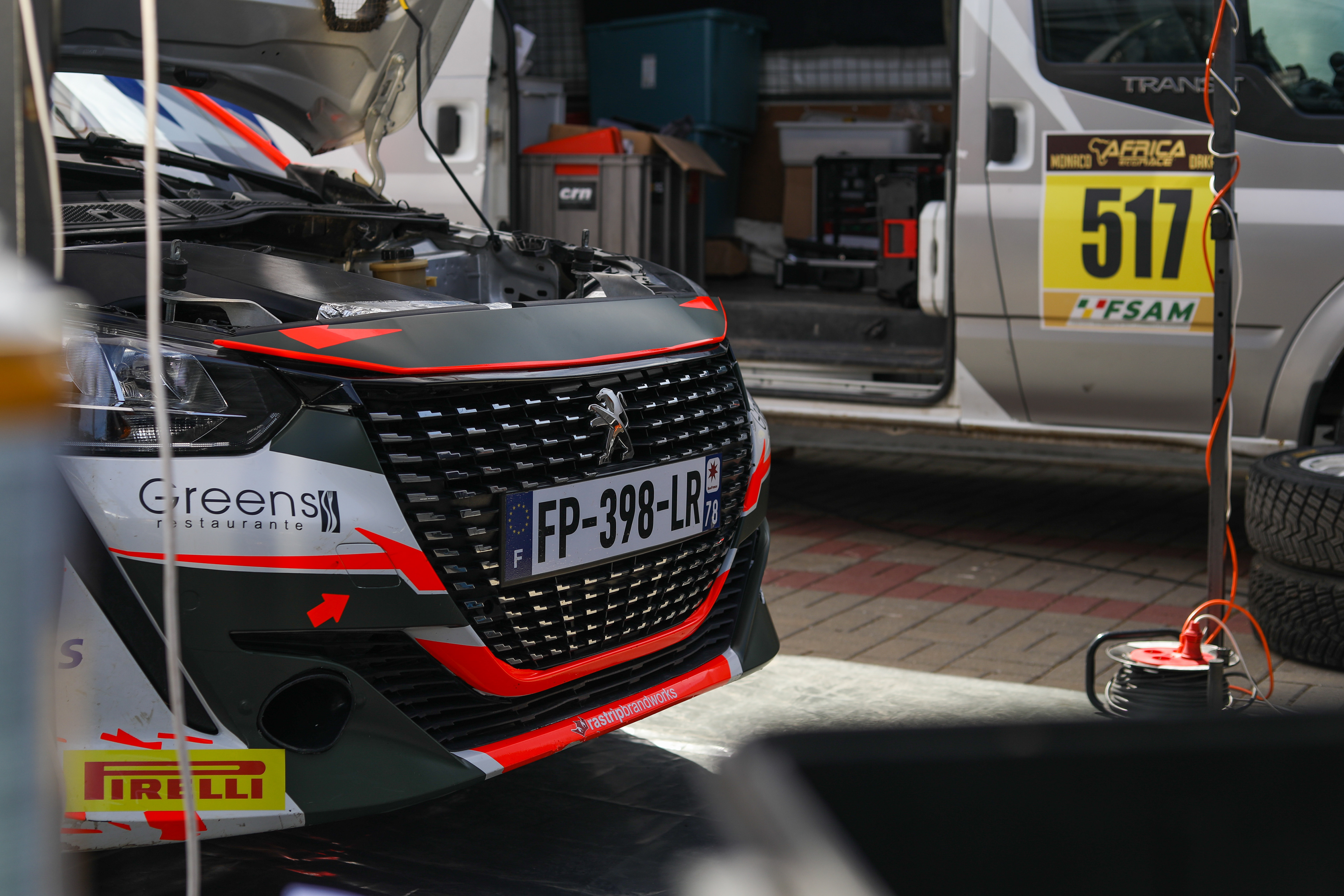 55 - Hugo Lopes (PRT) / Tiago Neves (PRT) - Peugeot 208 Rally4 - Rallye Casinos do Algarve 2024, March 14, Algarve Portugal - Photo Edu Almeida / Zoom Motorsport