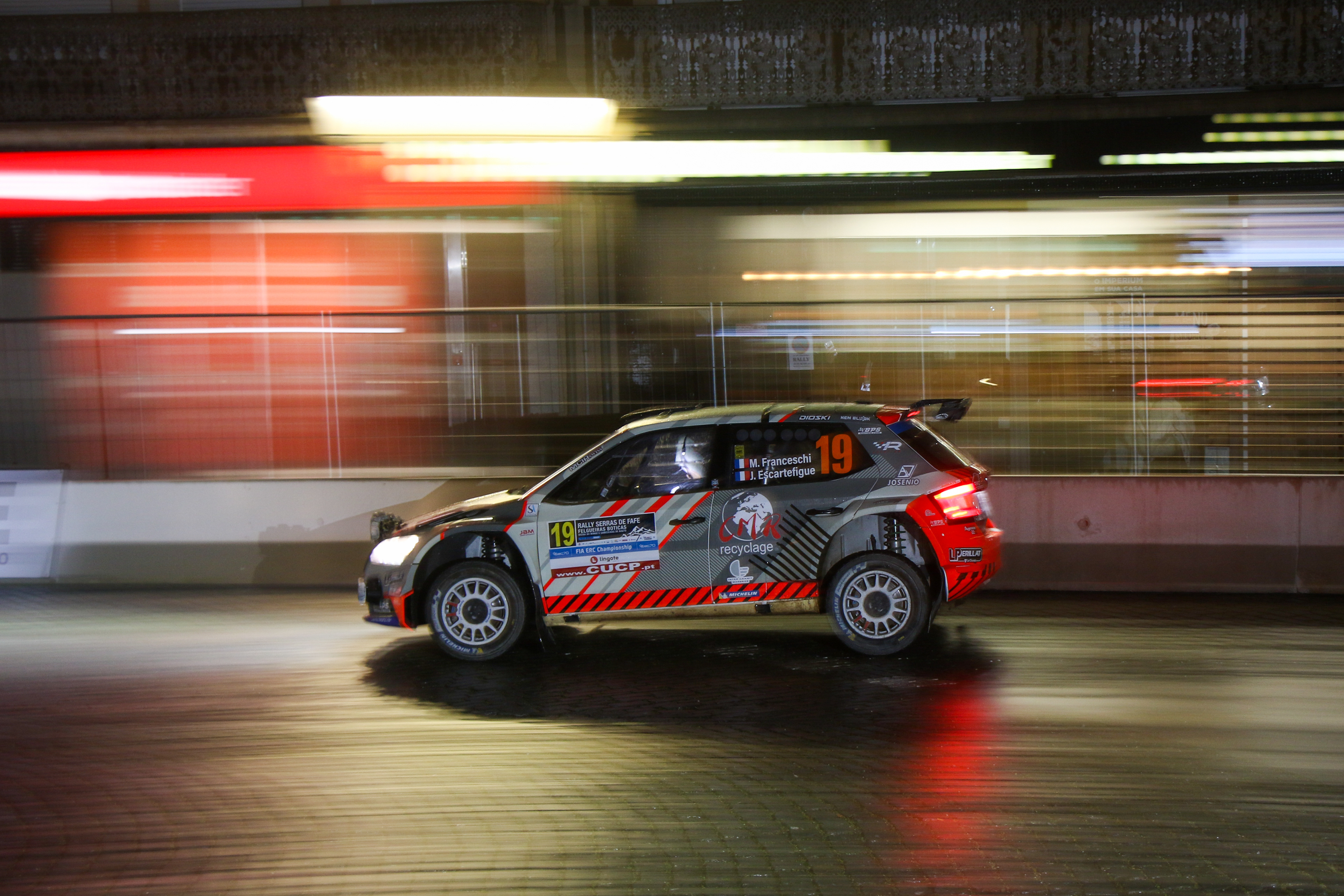 19 - Mathieu Franceschi (FRA) / Jules Escartefigue (FRA) - Skoda Fabia - ERC Portugal 2023, March 10 2023, Fafe Portugal - Photo Edu Almeida / Zoommotorsport 