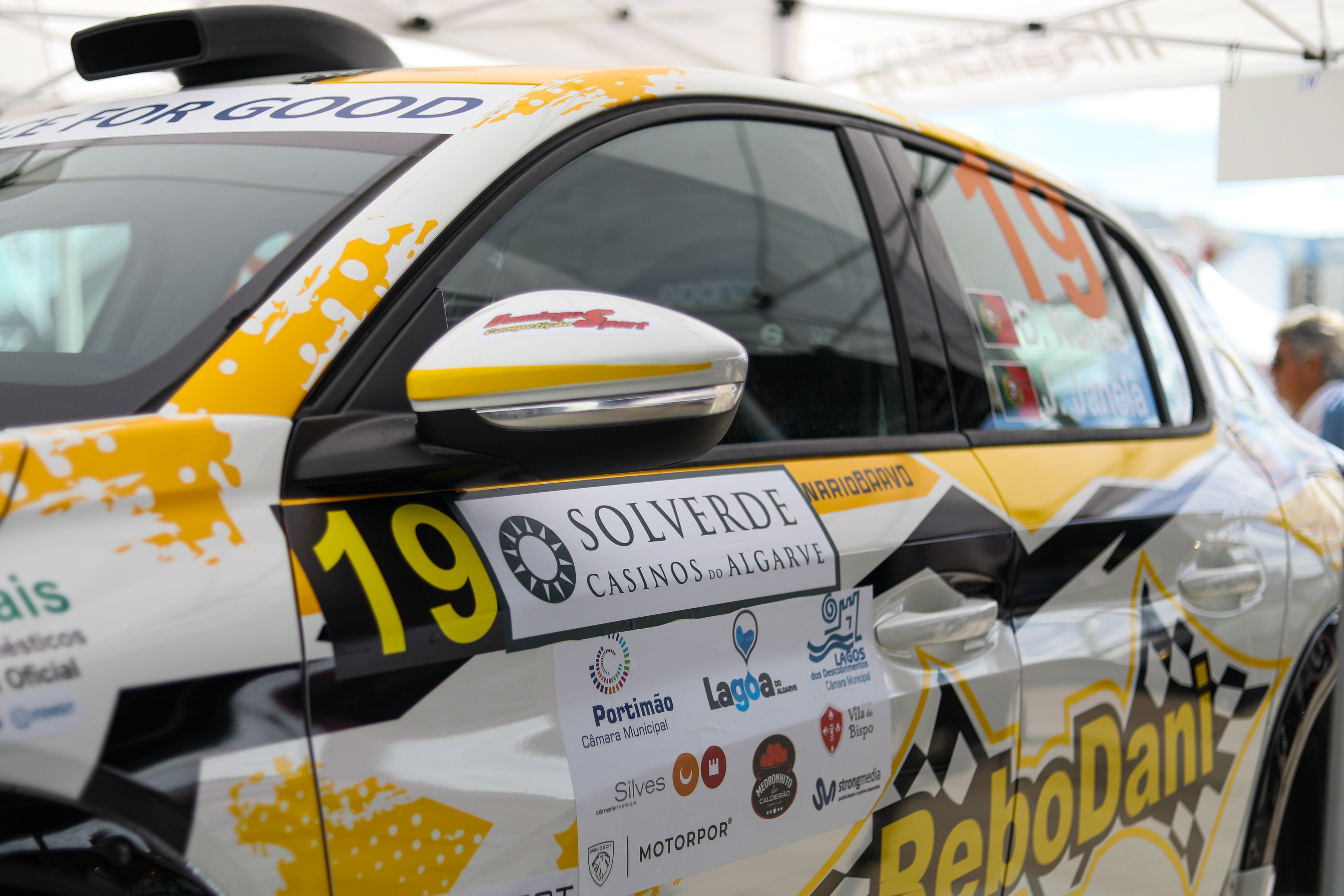 19 - Daniel Nunes (PRT) / José Janela (PRT) - Peugeot 208 Rally4 - Rallye Casinos do Algarve 2024, March 14, Algarve Portugal - Photo Edu Almeida / Zoom Motorsport