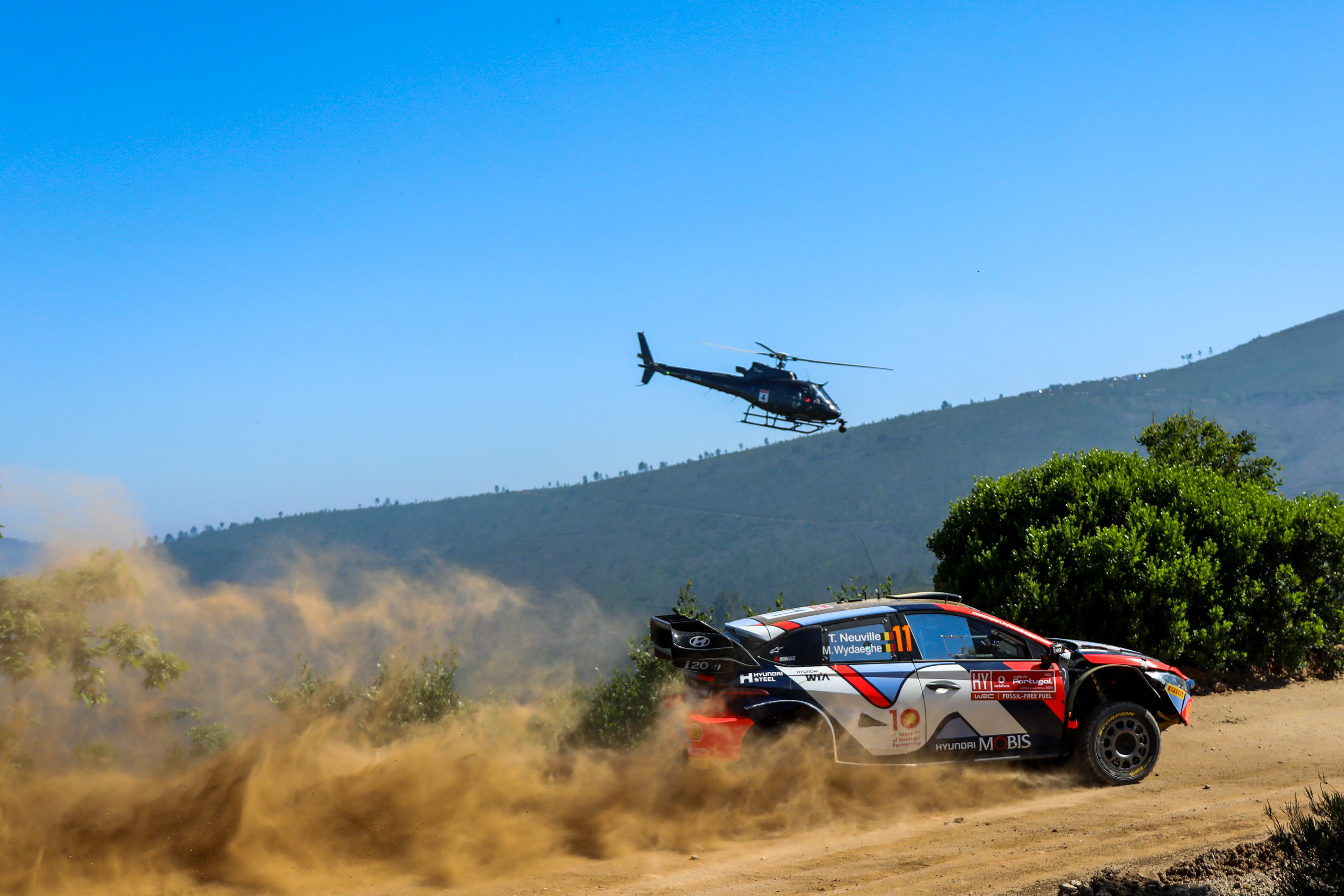 11 - Tierry Neuville (BEL) / Martijn Wydaeghe (BEL) - Hyundai Shell Mobis World Rally Team - Hyundai i20N Rally1 Hybrid - WRC Portugal 2024, May 12, Amarante Portugal - Photo Edu Almeida / Zoom Motorsport 