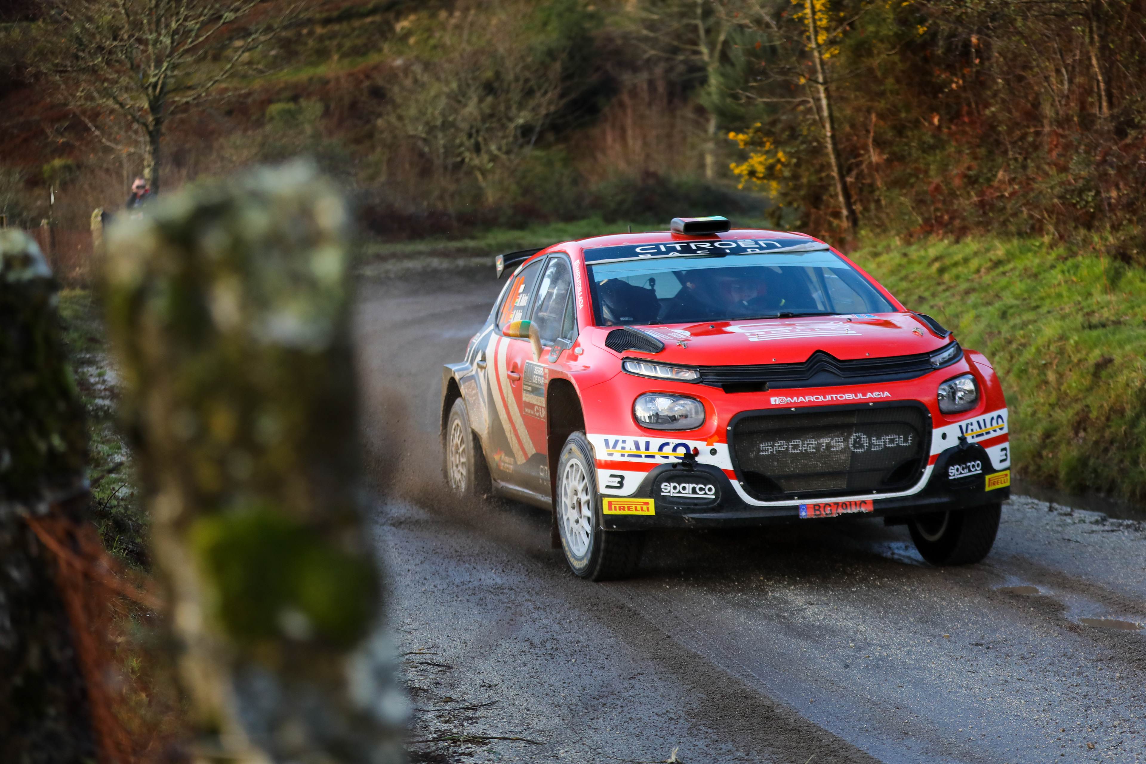 49 - Marco Bulacia (BOL) / Diego Vallejo (ESP) - Citroen C3 - Rally Serras de Fafe e Felgueiras 2024, February 23 2024, Fafe Portugal - Photo Edu Almeida / Zoom Motorsport
