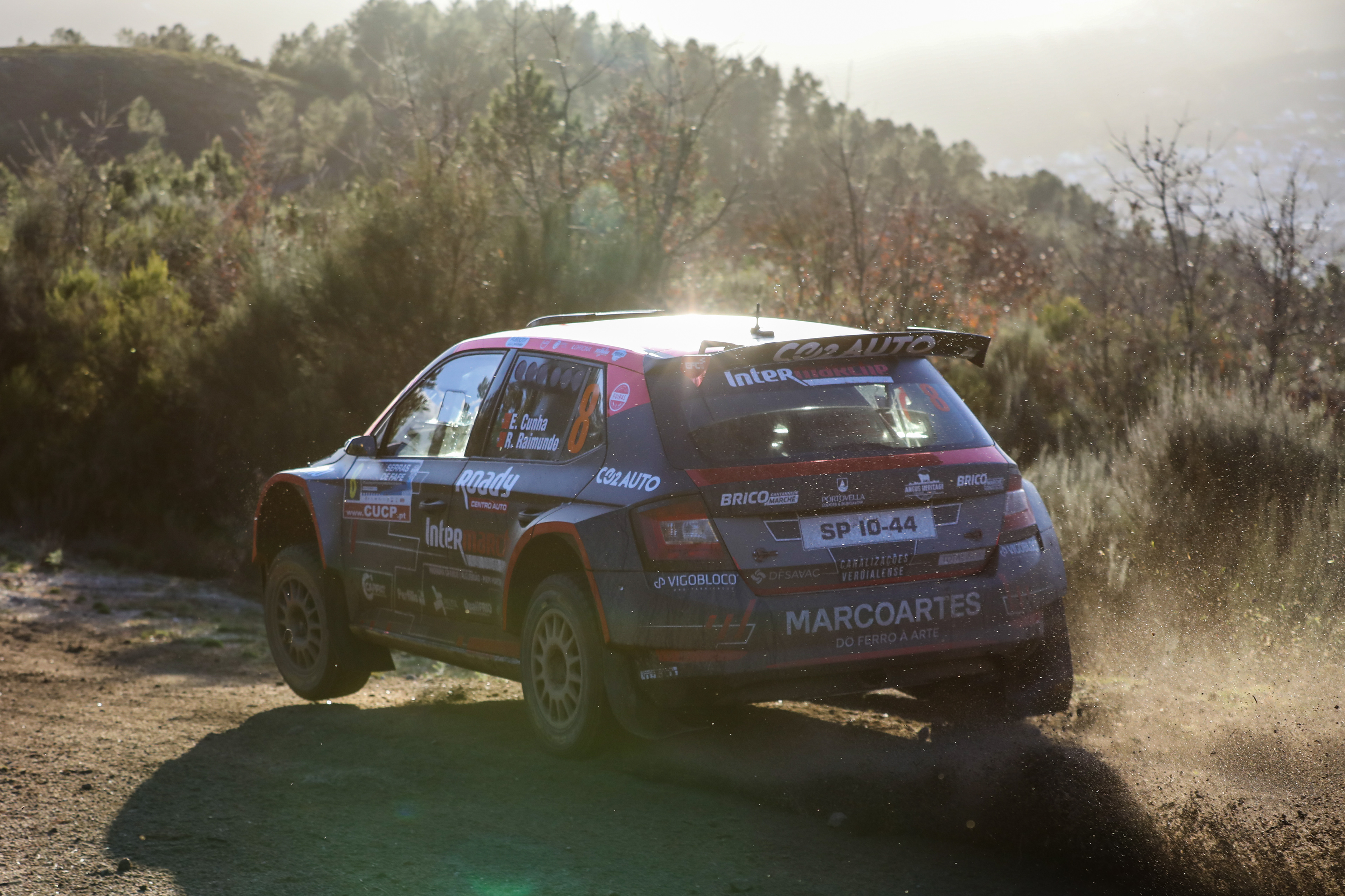 8 - Ernesto Cunha (PRT) / Rui Raimundo (PRT) - Arc Sport - Skoda Fabia Rally2 Evo - Rally Serras de Fafe e Felgueiras 2024, February 23 2024, Fafe Portugal - Photo Edu Almeida / Zoom Motorsport