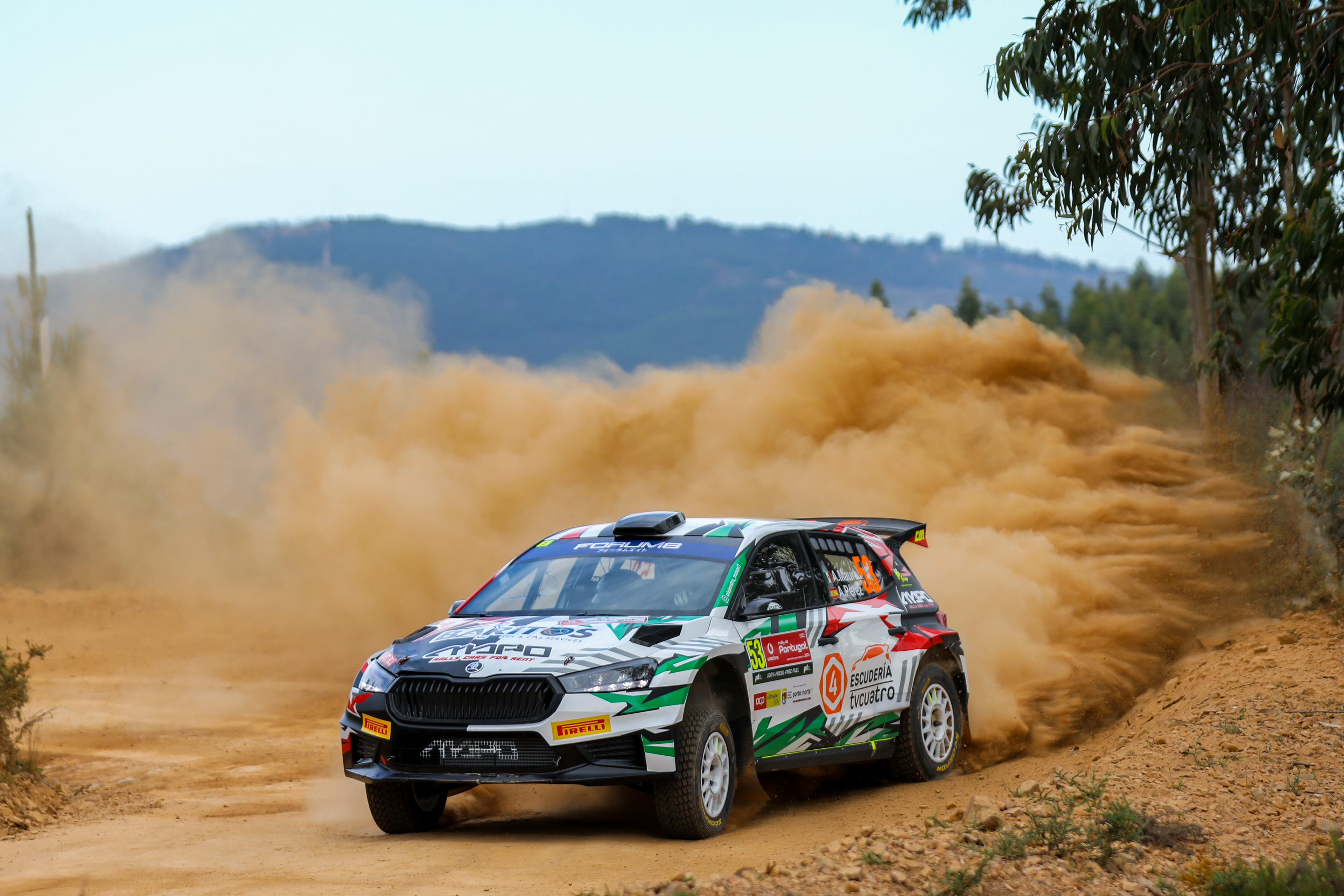 53 - Alejandro Mauro (MEX) / Adrian Perez (ESP) - Skoda Fabia RS - WRC Portugal 2024, May 12, Baltar Portugal - Photo Edu Almeida / Zoom Motorsport 
