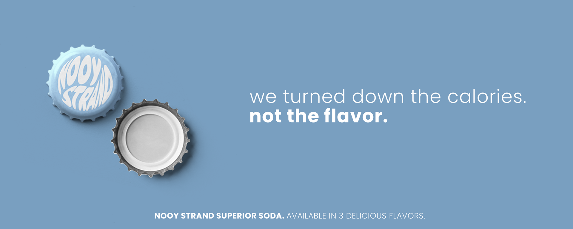 "Nooy Strand Superior Soda" Fictional Brand Creation + Image. 2022.