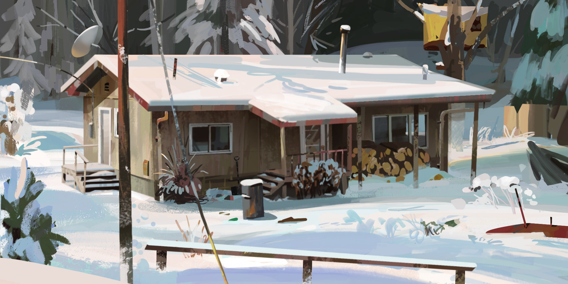 Study of Edouard Caplain's Concept Painting from Life is Strange 2