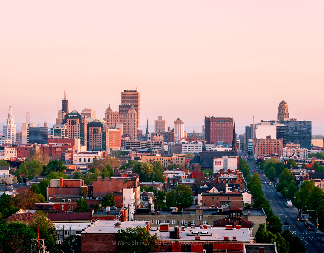 Photography of Buffalo, NY - skyline views of buffalo